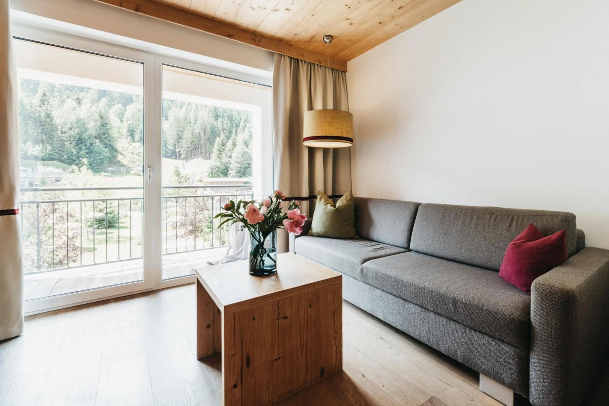 Seating area in Biohotel Rupertus