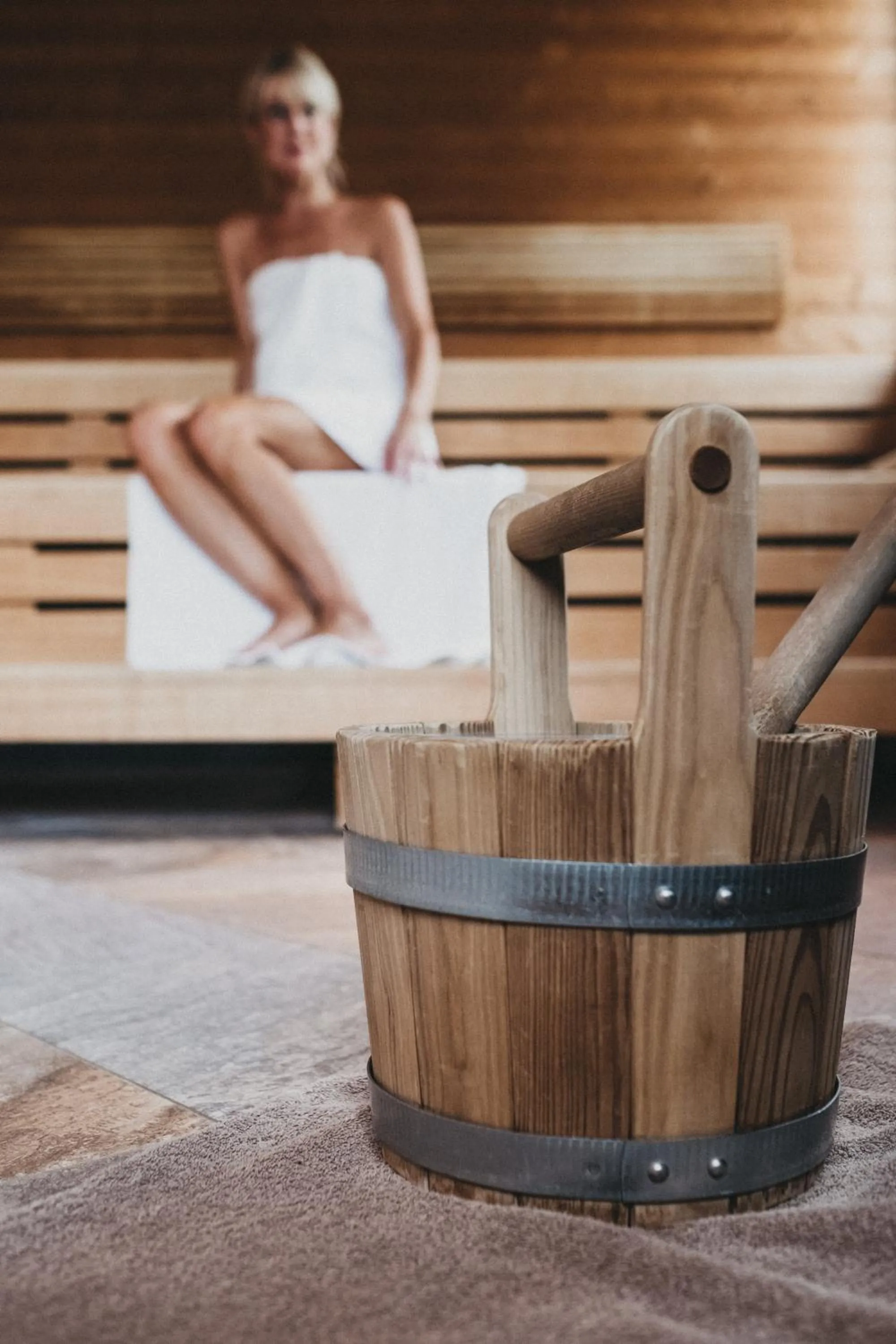 Sauna in Biohotel Rupertus