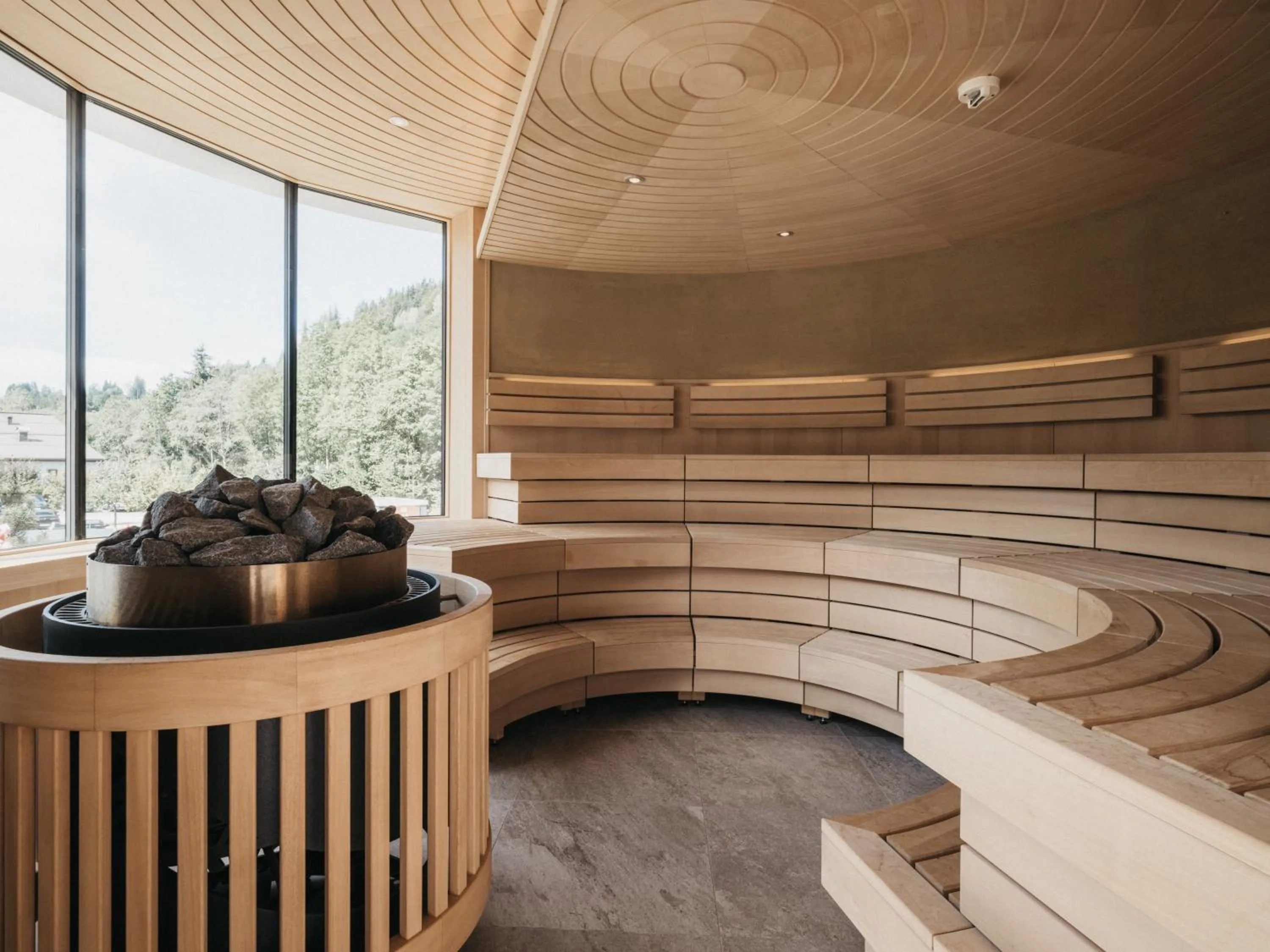 Sauna in Biohotel Rupertus
