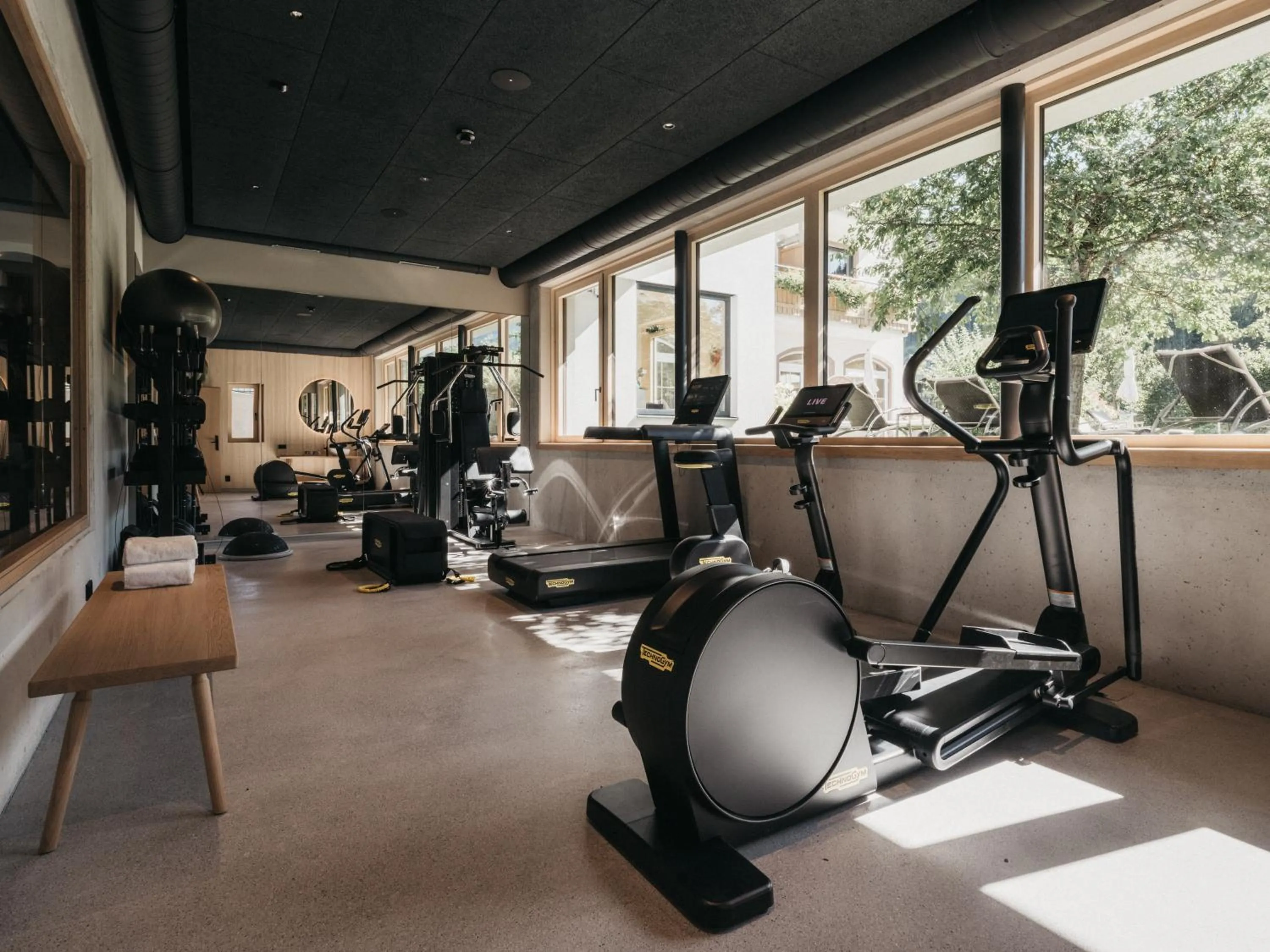 Fitness centre/facilities in Biohotel Rupertus