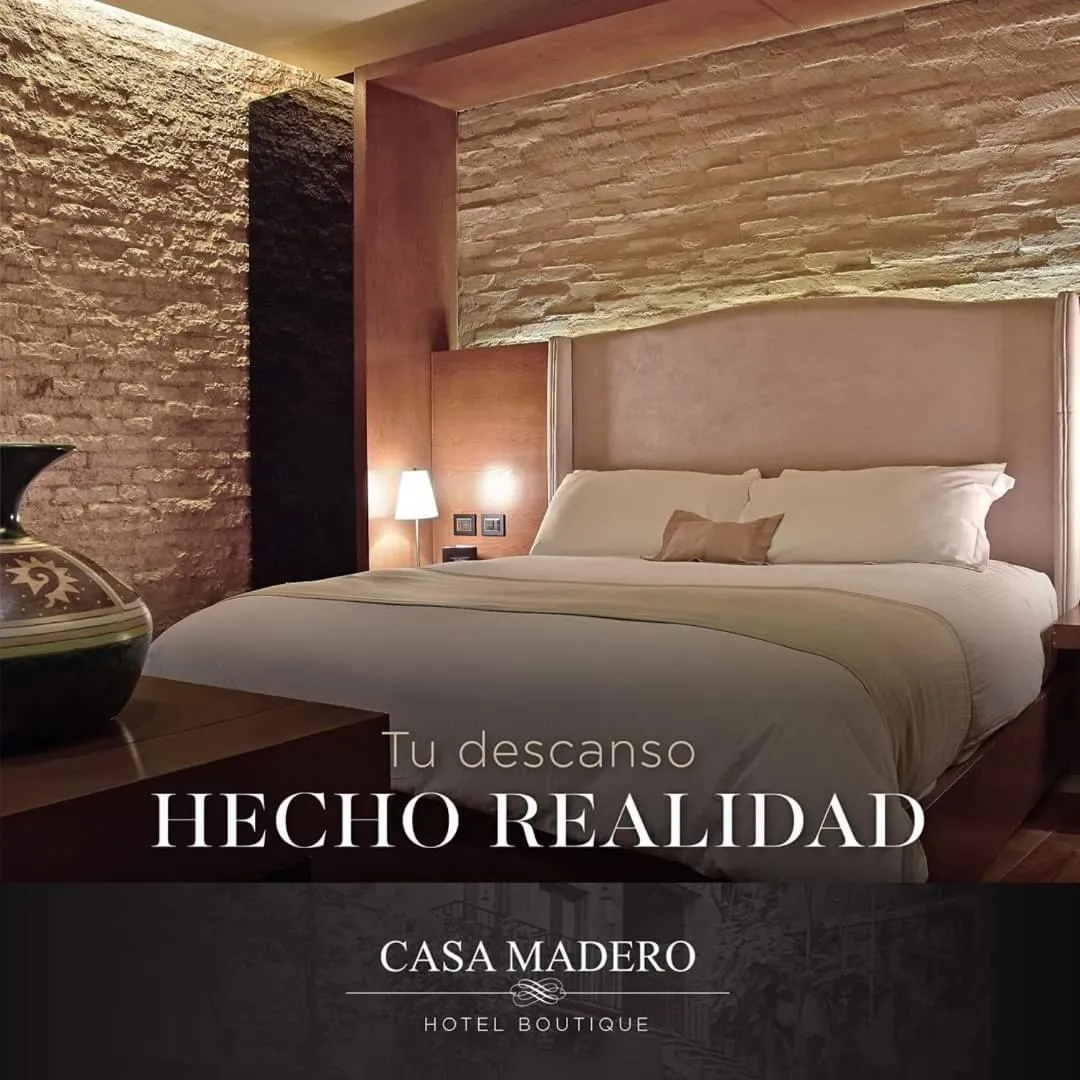 Bed in Hotel Boutique Casa Madero