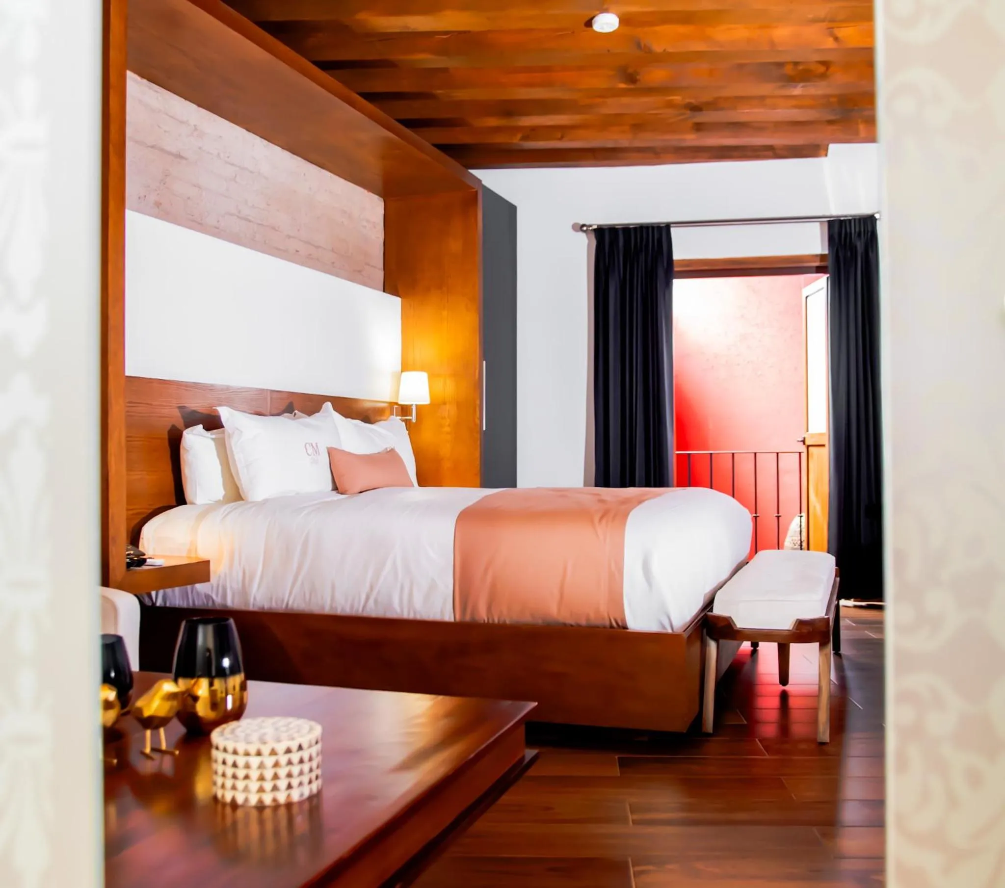 Bed in Hotel Boutique Casa Madero
