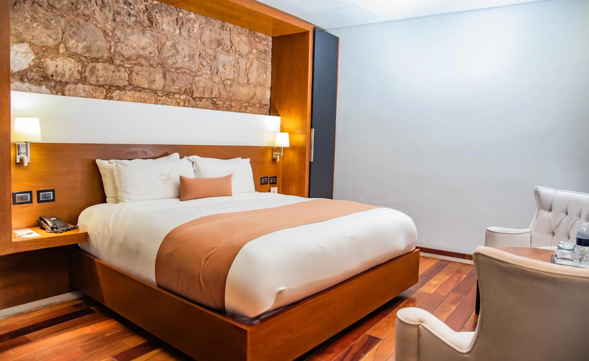 Bed in Hotel Boutique Casa Madero
