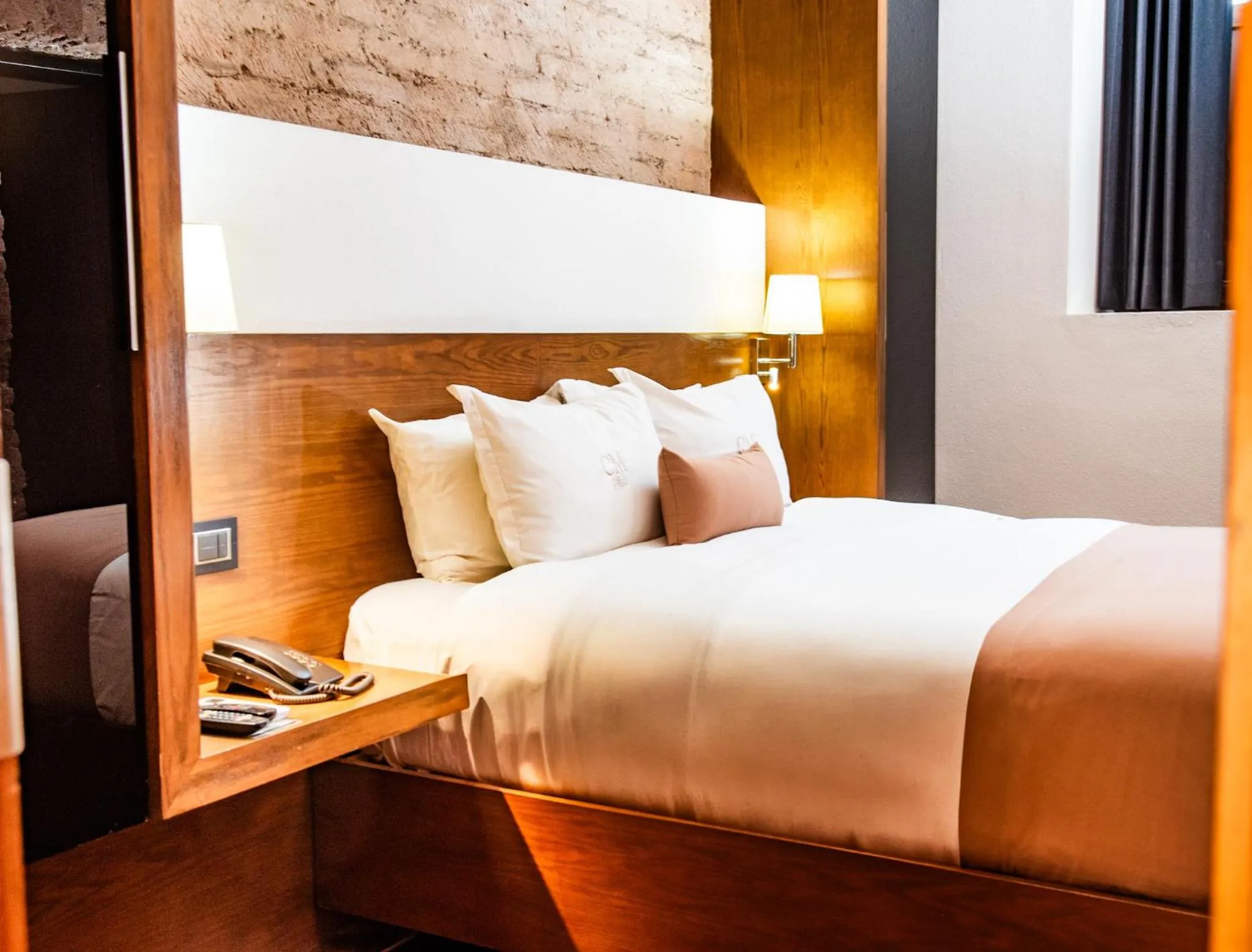 Bed in Hotel Boutique Casa Madero