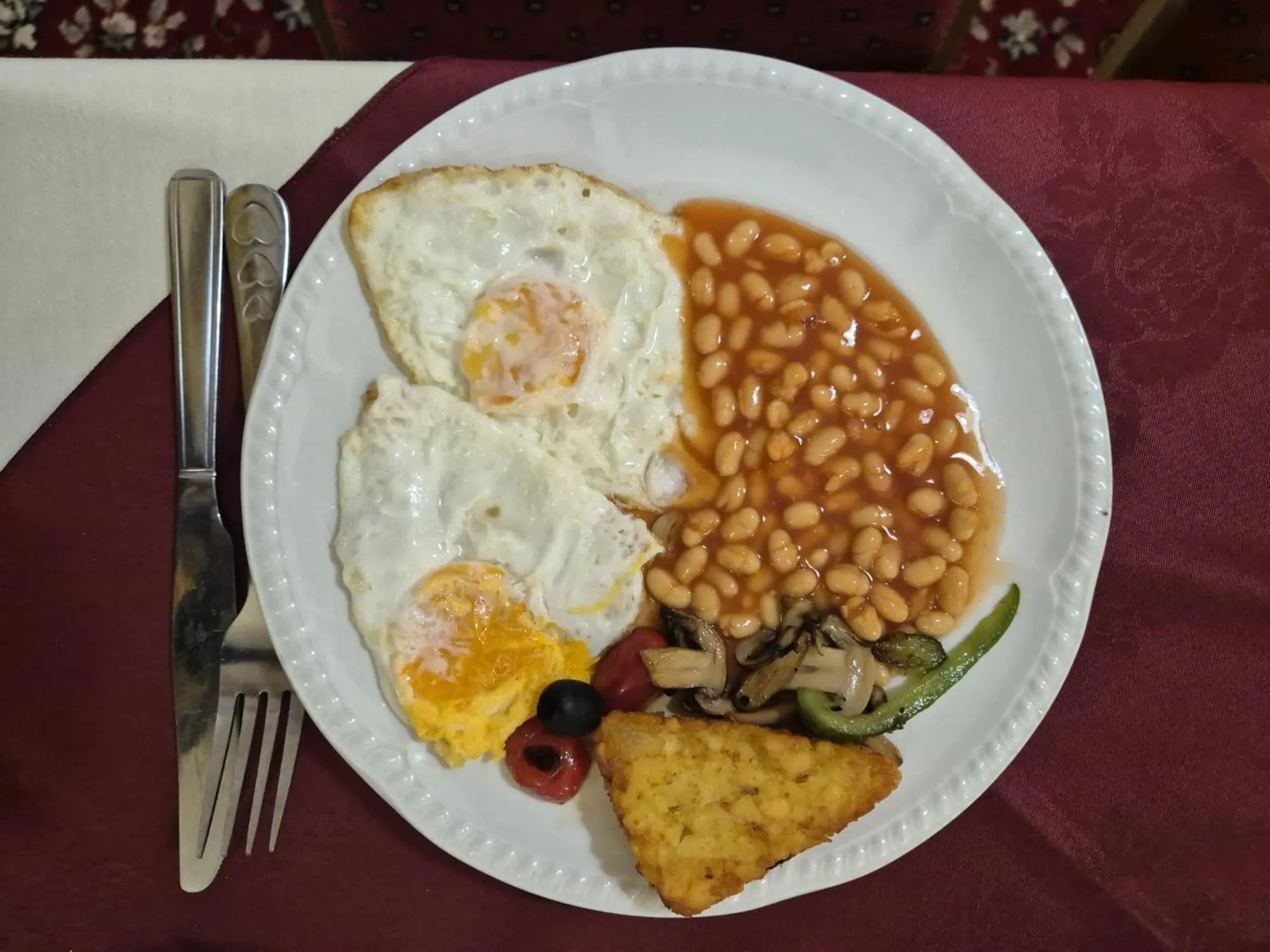 Breakfast in MARS Hotel Seaview Blackpool