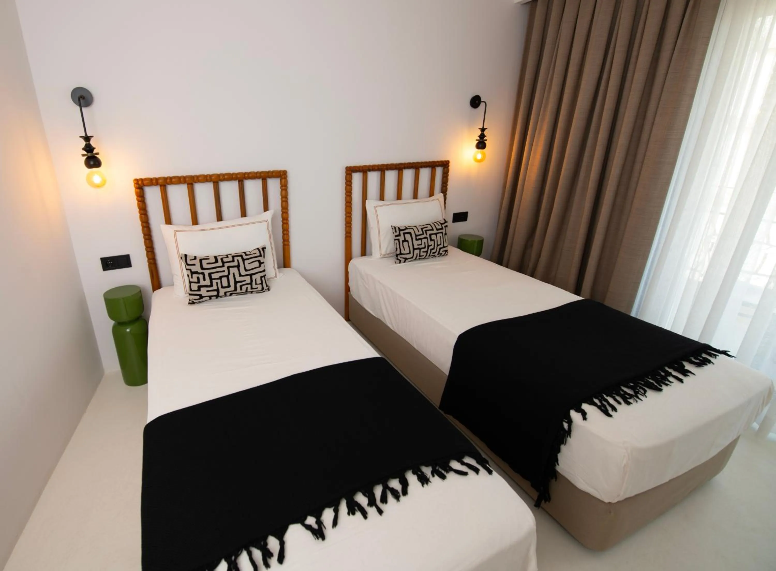 Bed in Hotel Begonvil