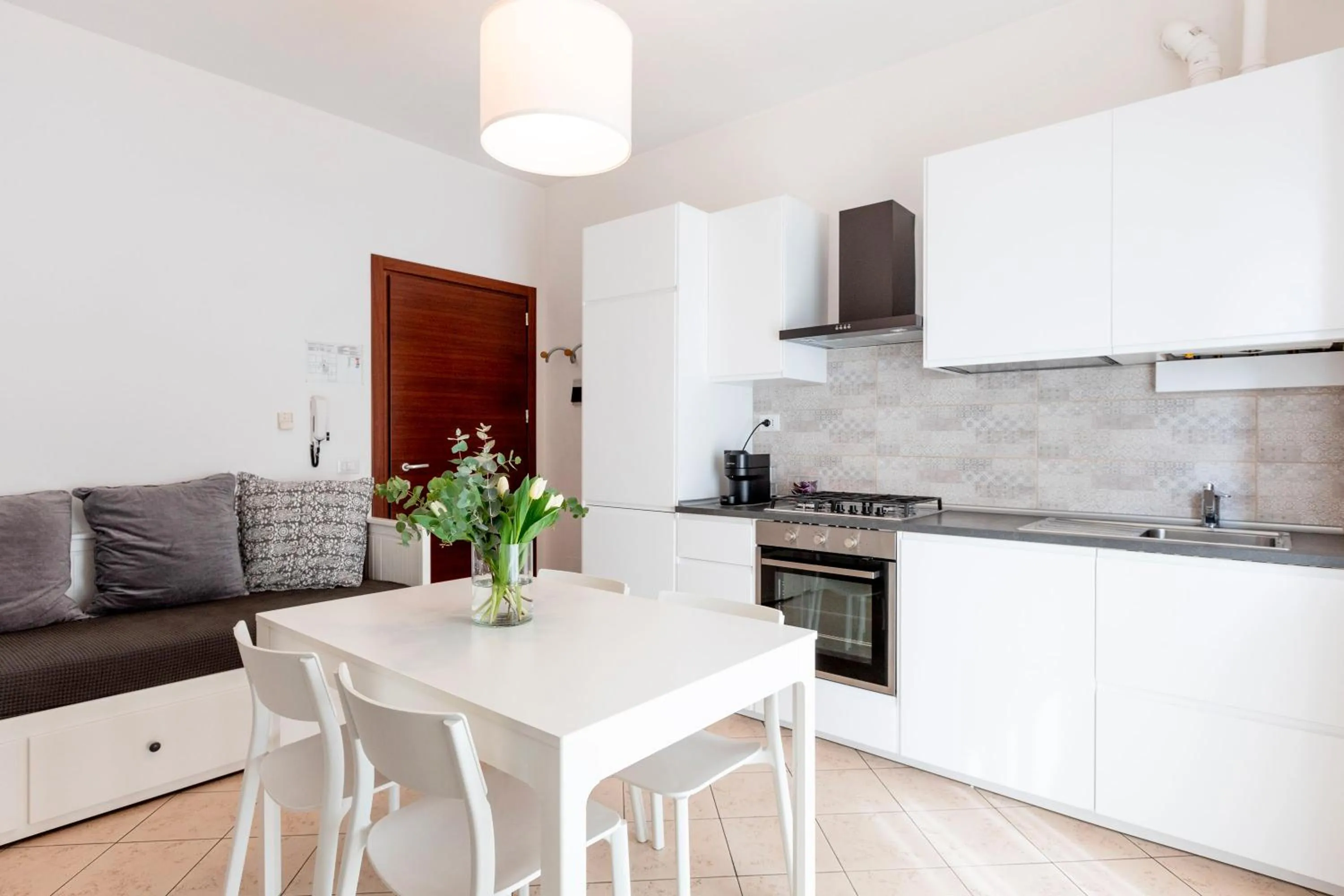 Kitchen or kitchenette in Residence Hotel Le Stelle