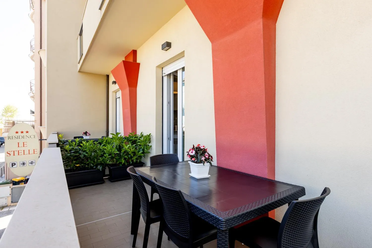 Balcony/Terrace in Residence Hotel Le Stelle