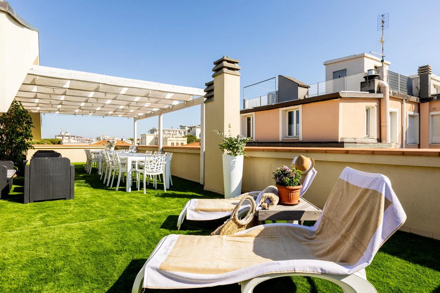 Solarium in Residence Hotel Le Stelle