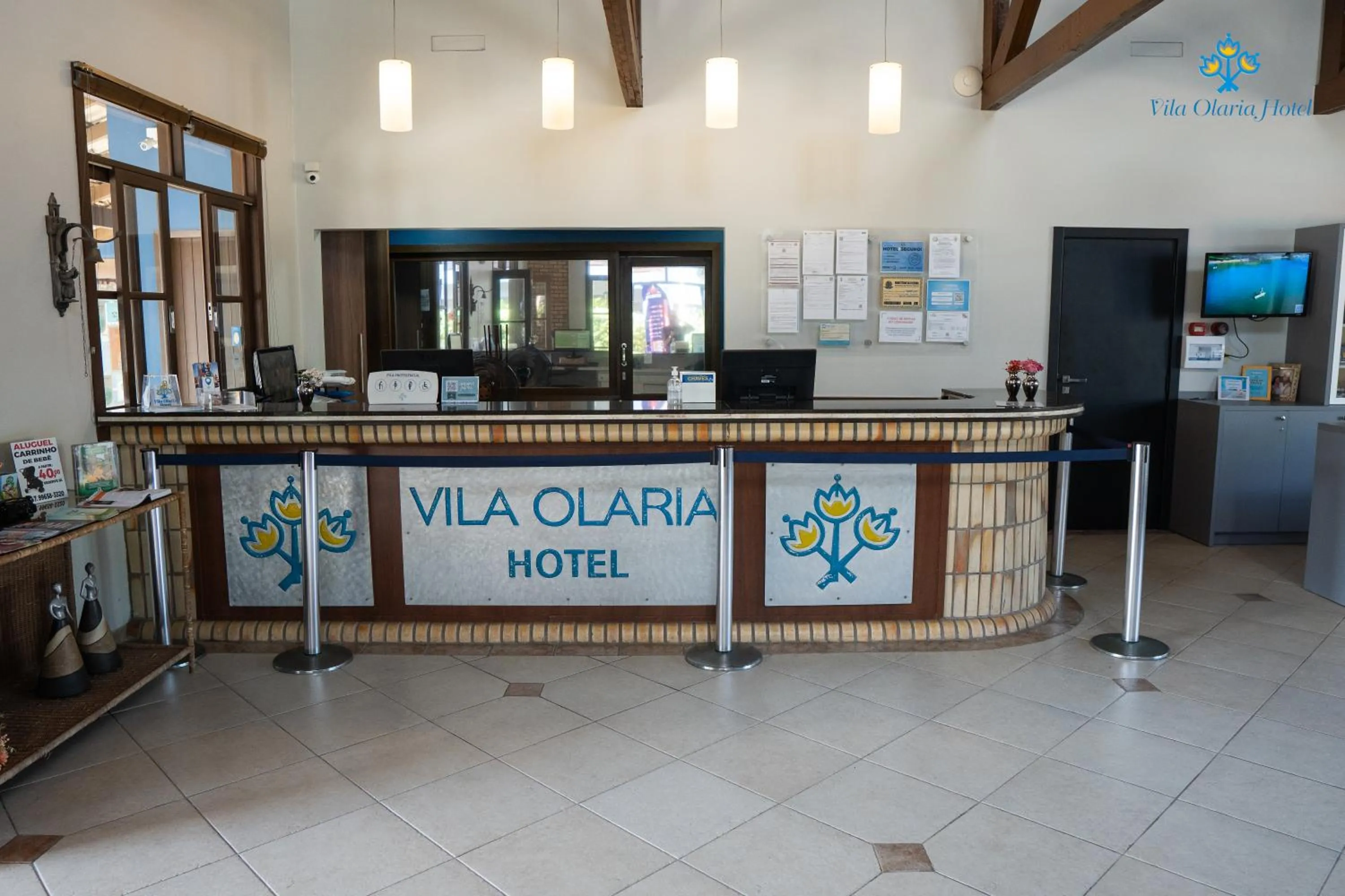 Lobby or reception in Vila Olaria Hotel
