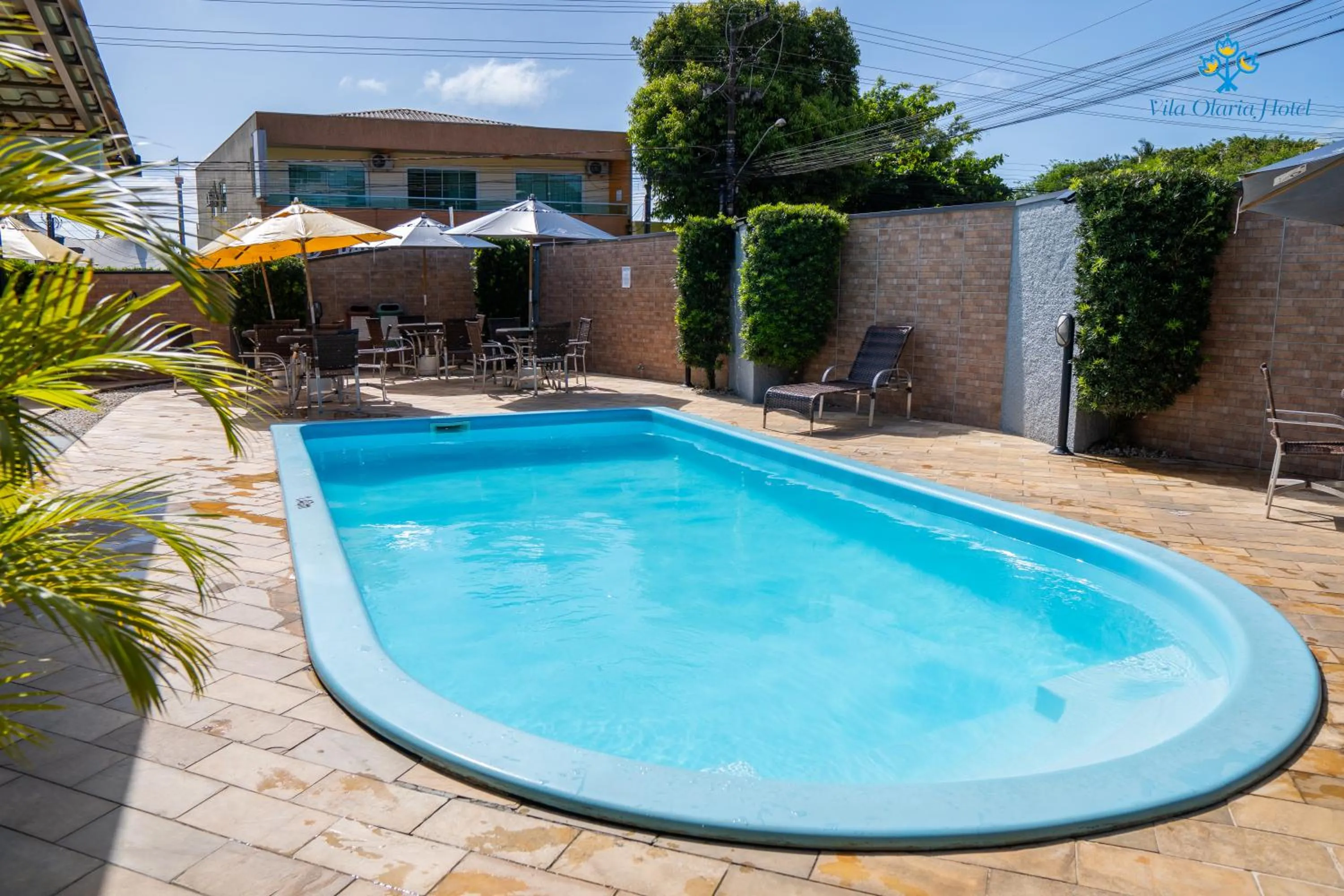 Swimming pool in Vila Olaria Hotel