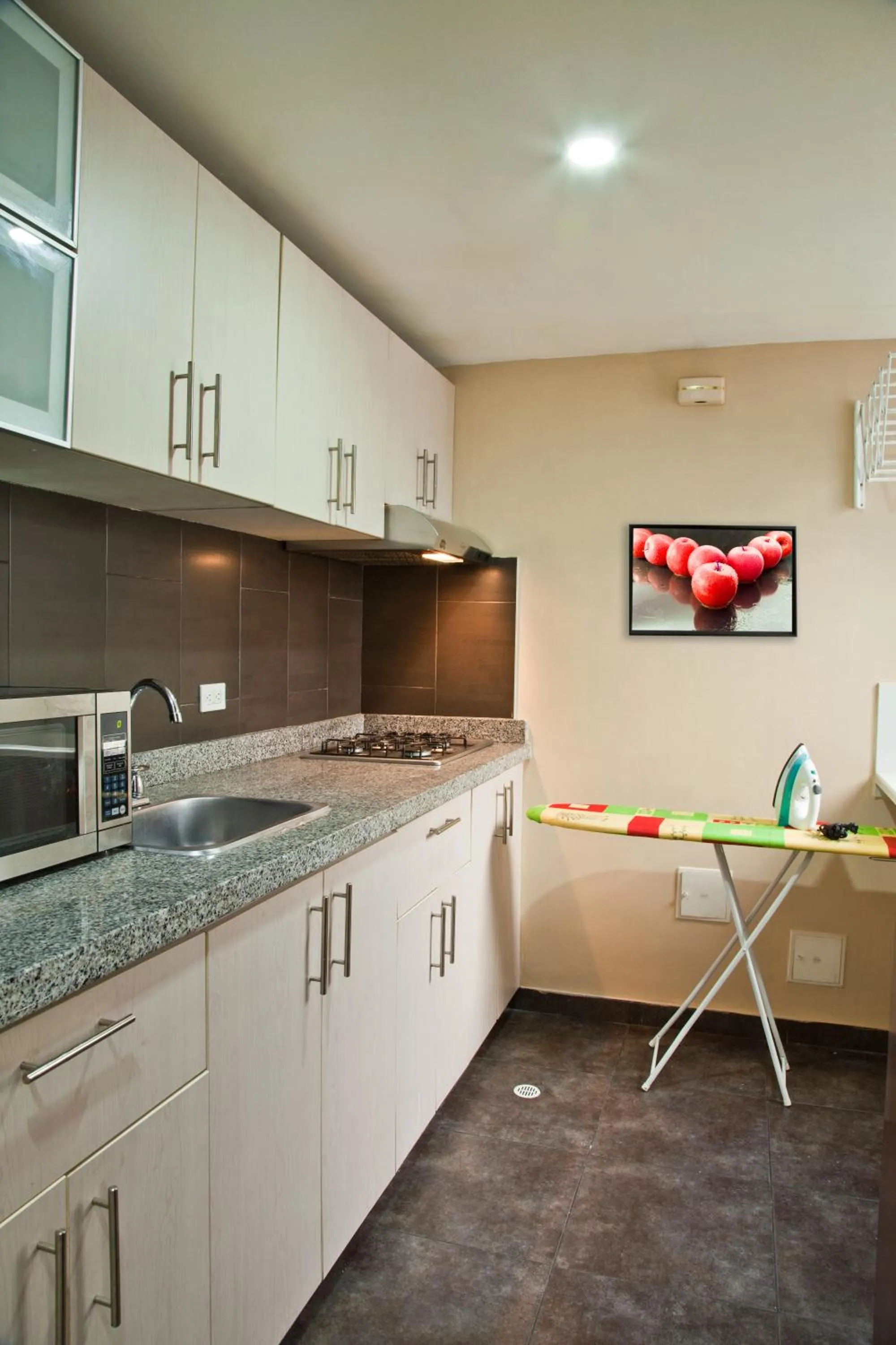 Kitchen or kitchenette in Aparta-Suites Mirador del Recuerdo