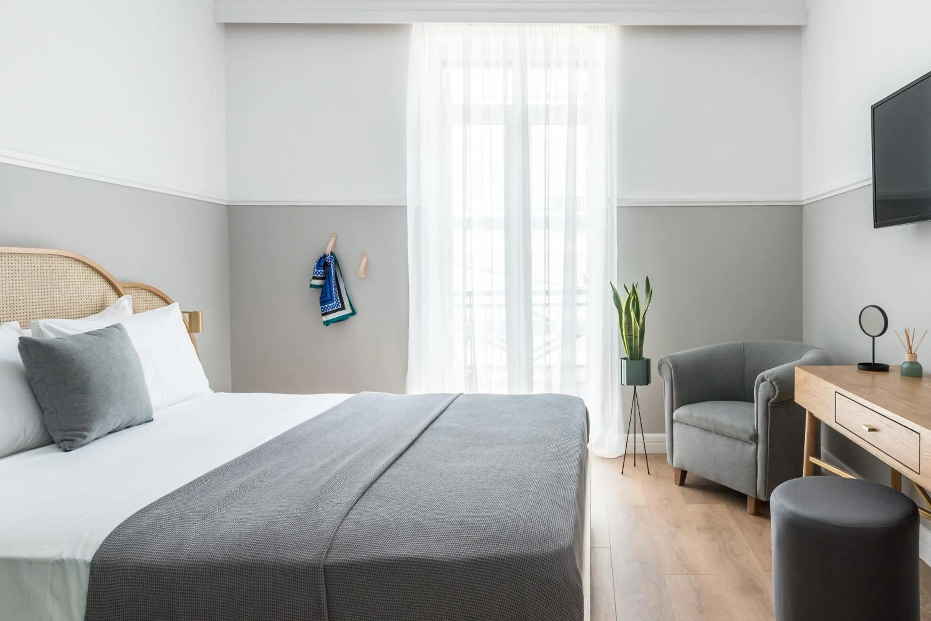 Bed in The Anthemion House