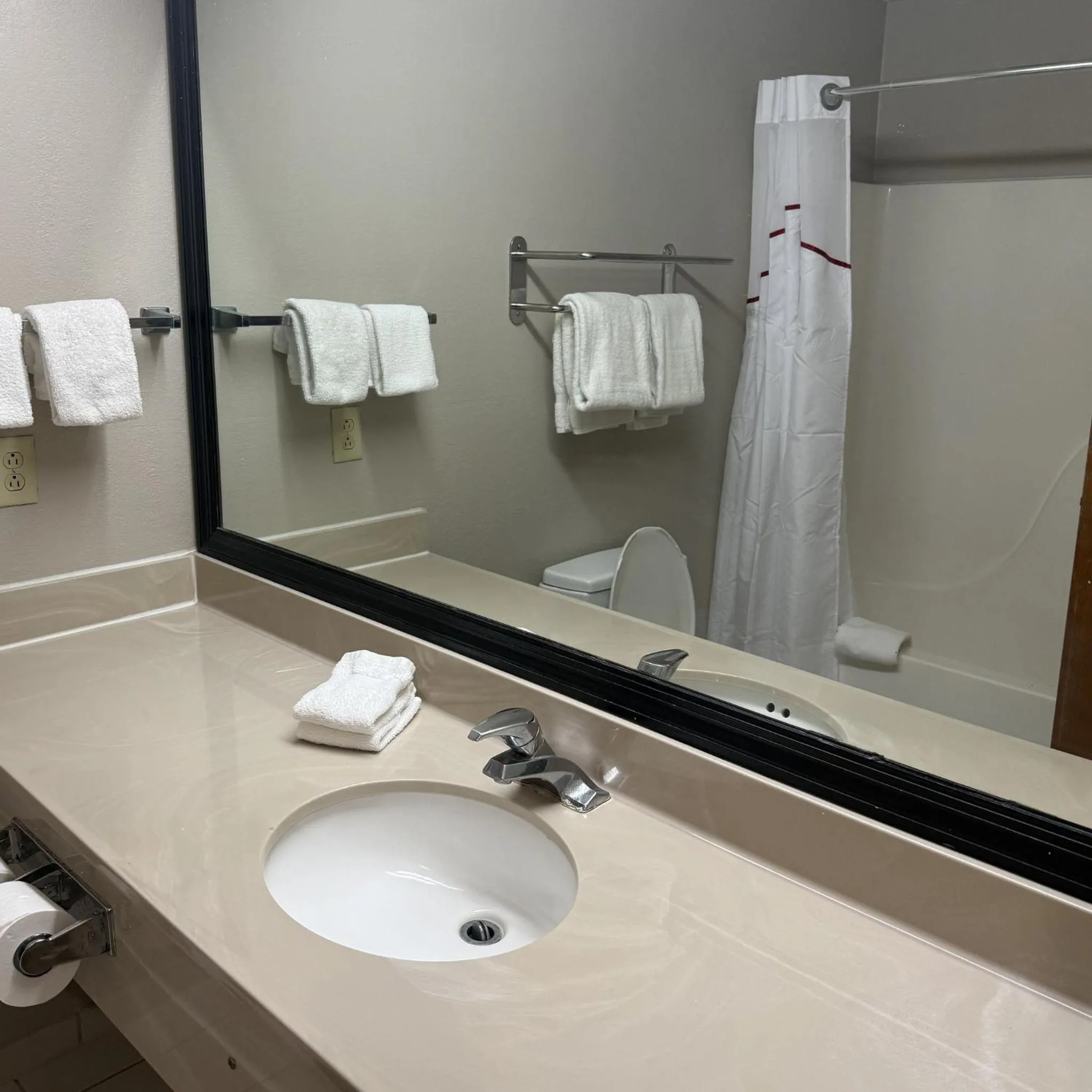 Bathroom in Red Roof Inn & Suites Hinesville