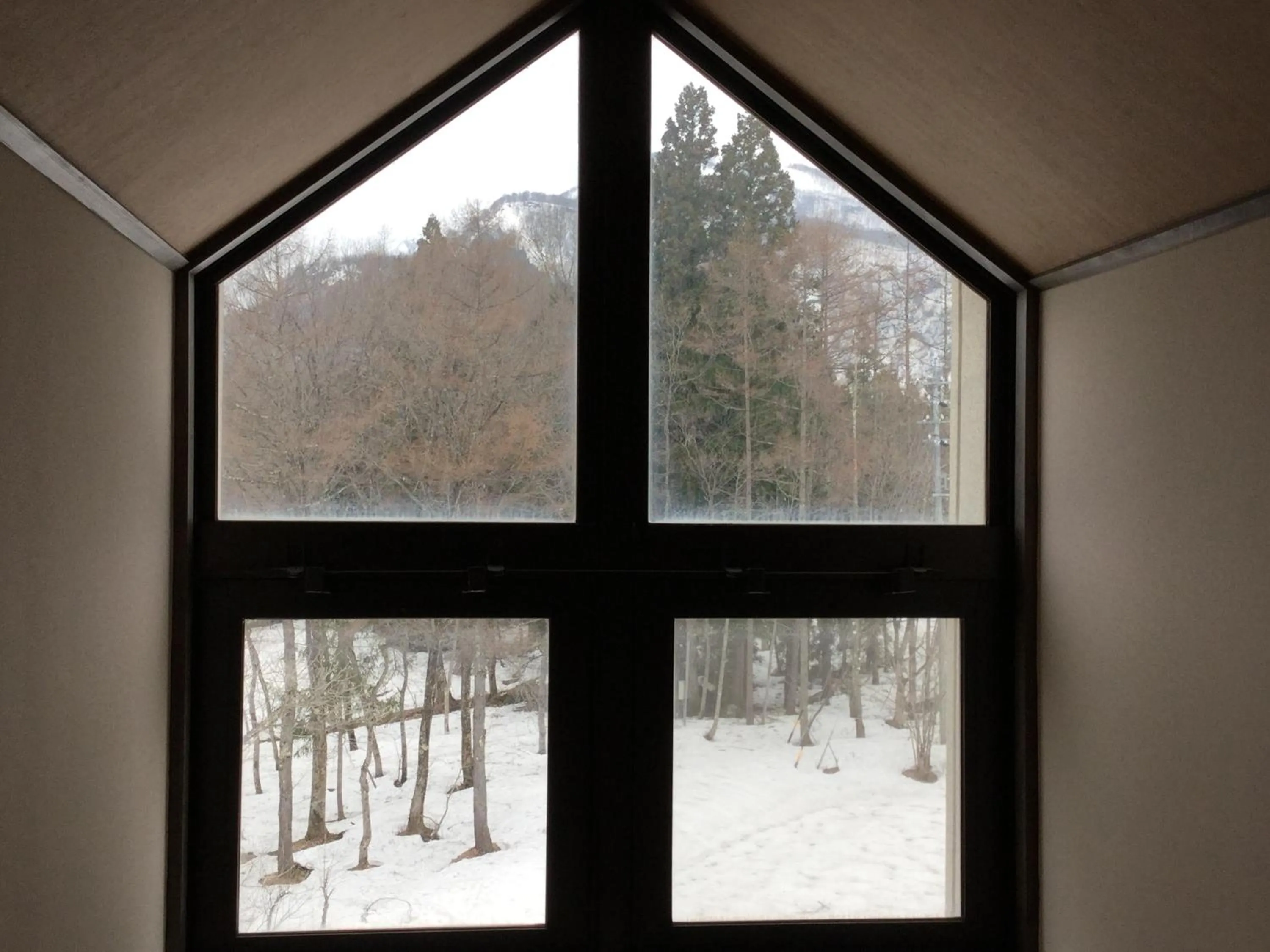 Decorative detail in Hakuba Yamano Hotel