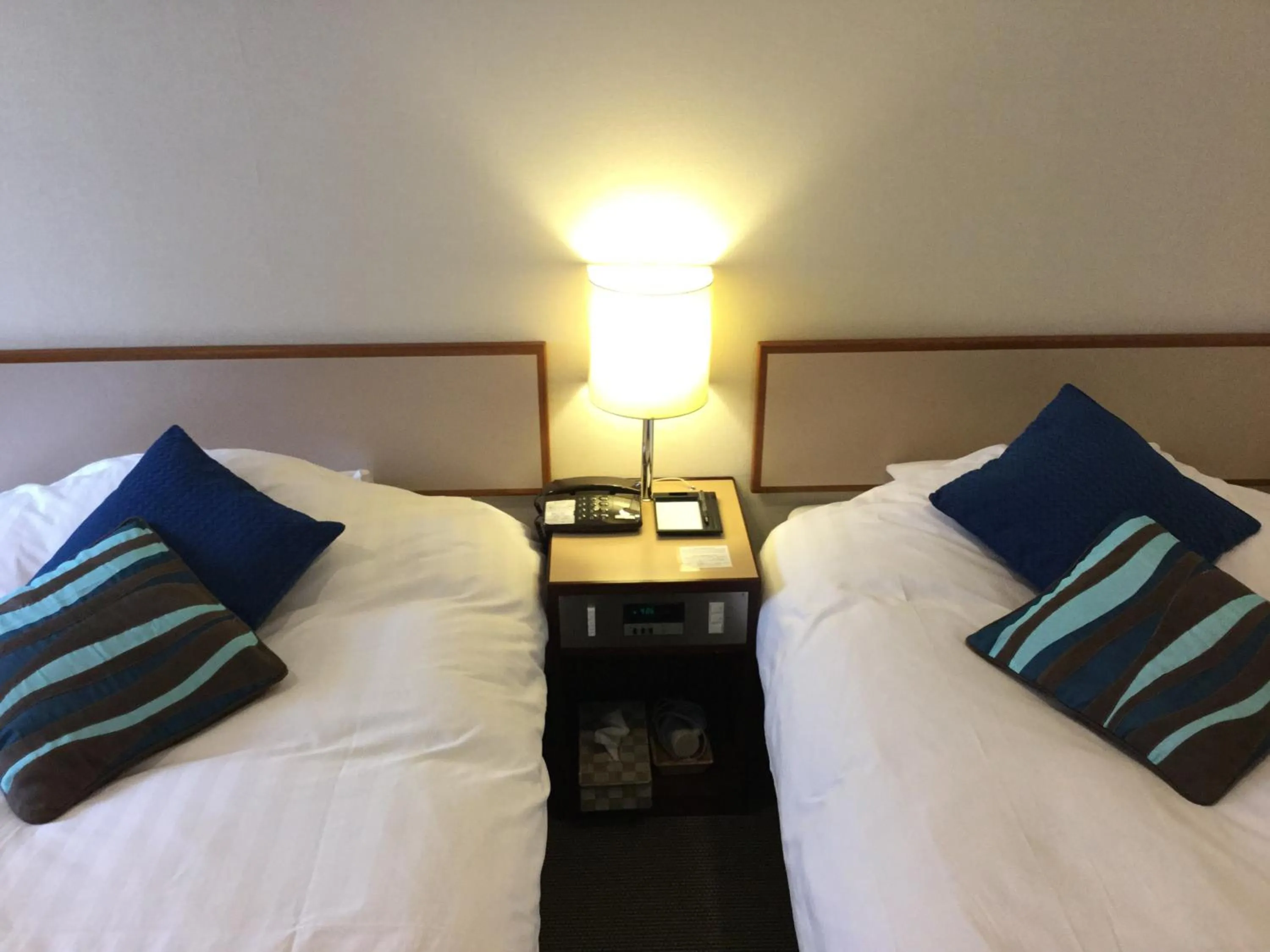 Bed in Hakuba Yamano Hotel