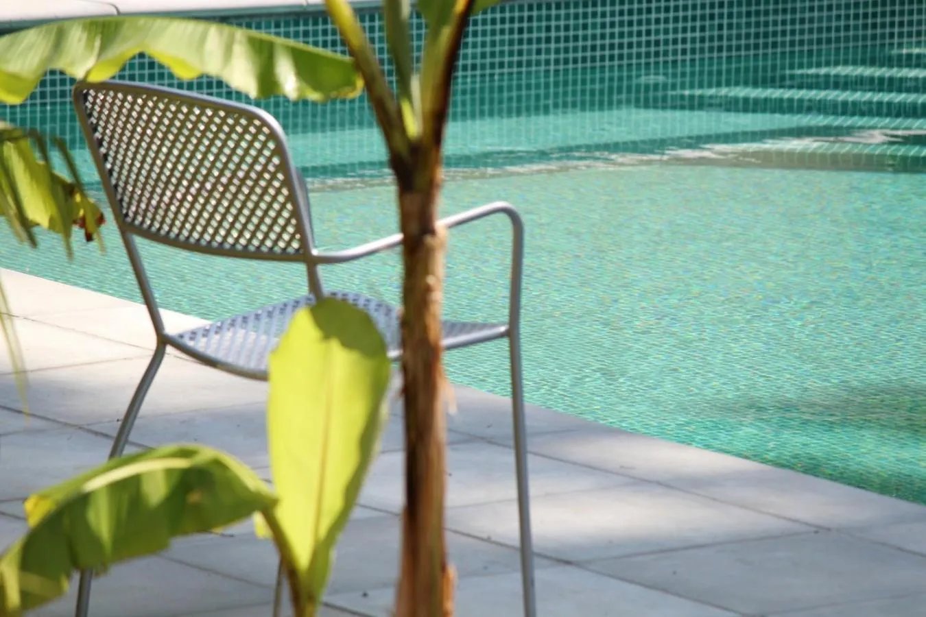 Pool view in Maison Poche
