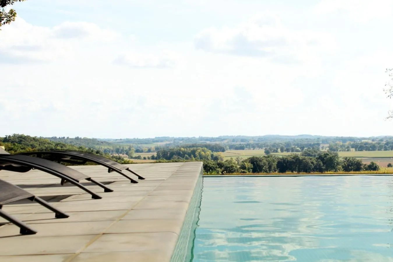 Pool view in Maison Poche