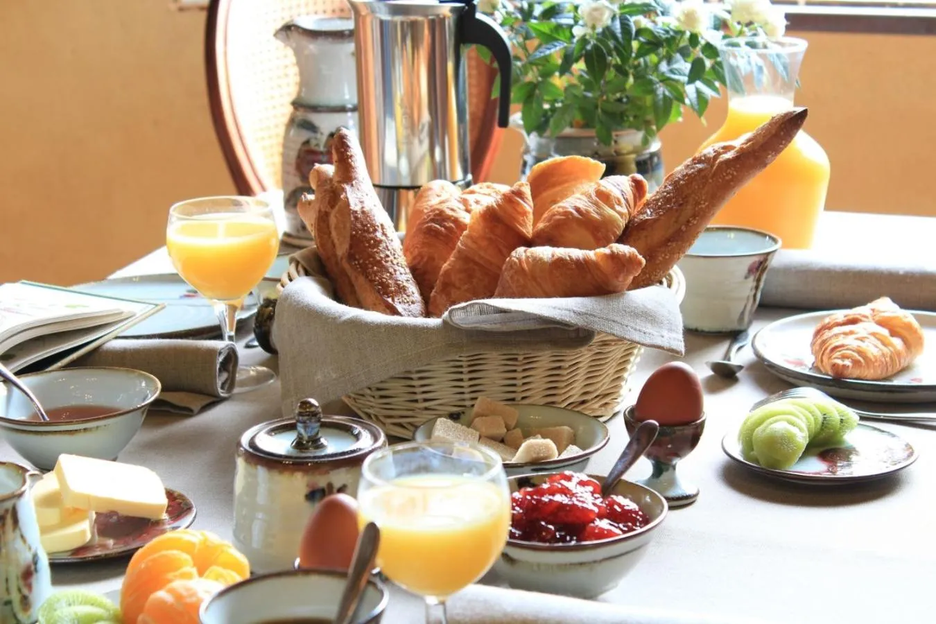 Continental breakfast in Maison Poche