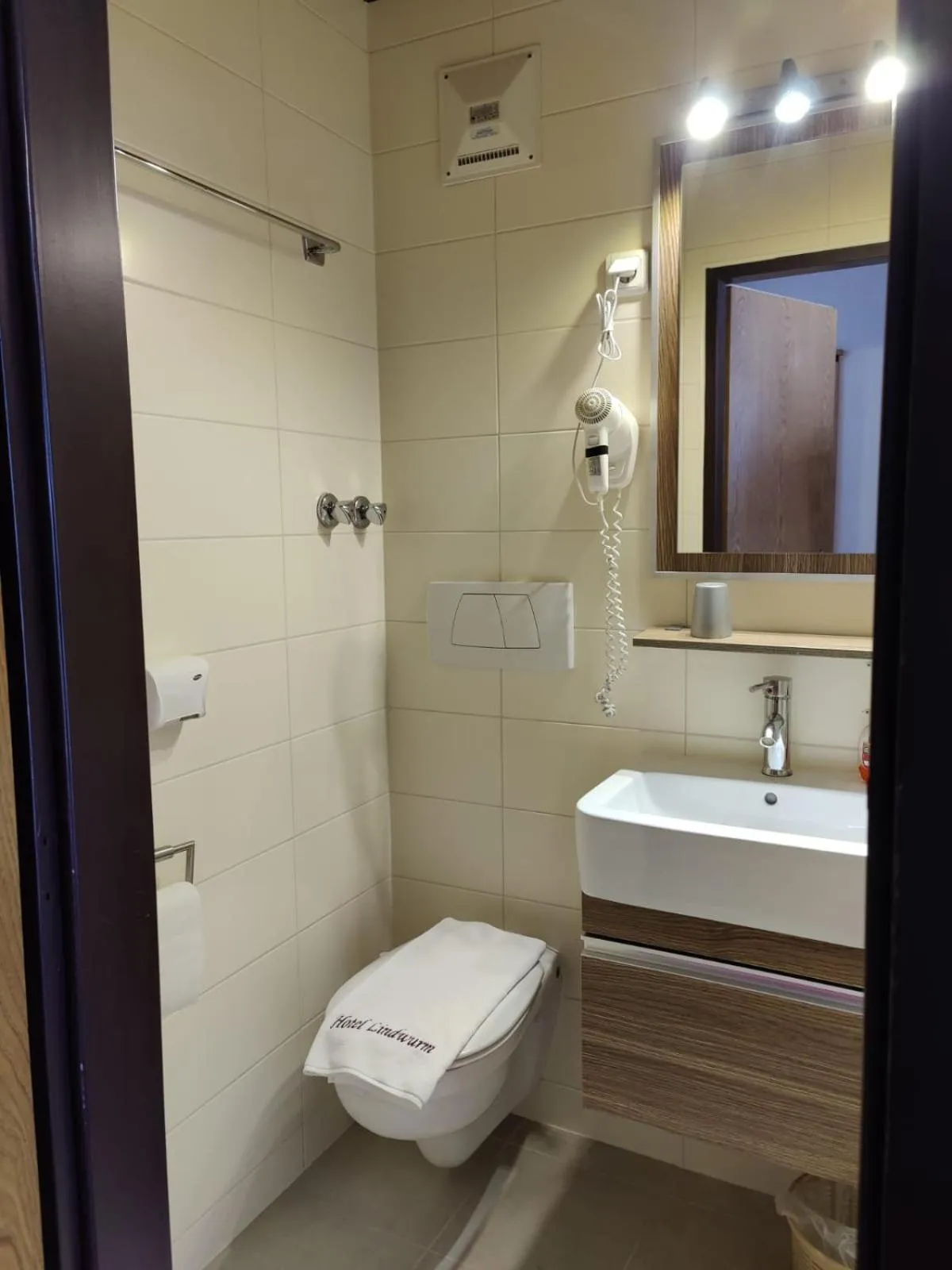 Bathroom in Hotel Lindwurm