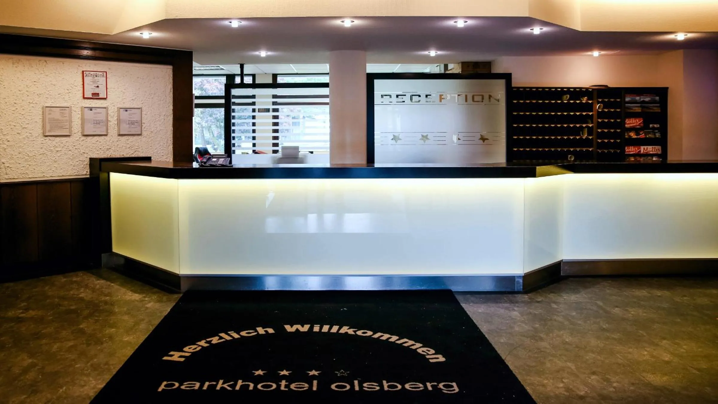 Lobby or reception in Parkhotel Olsberg