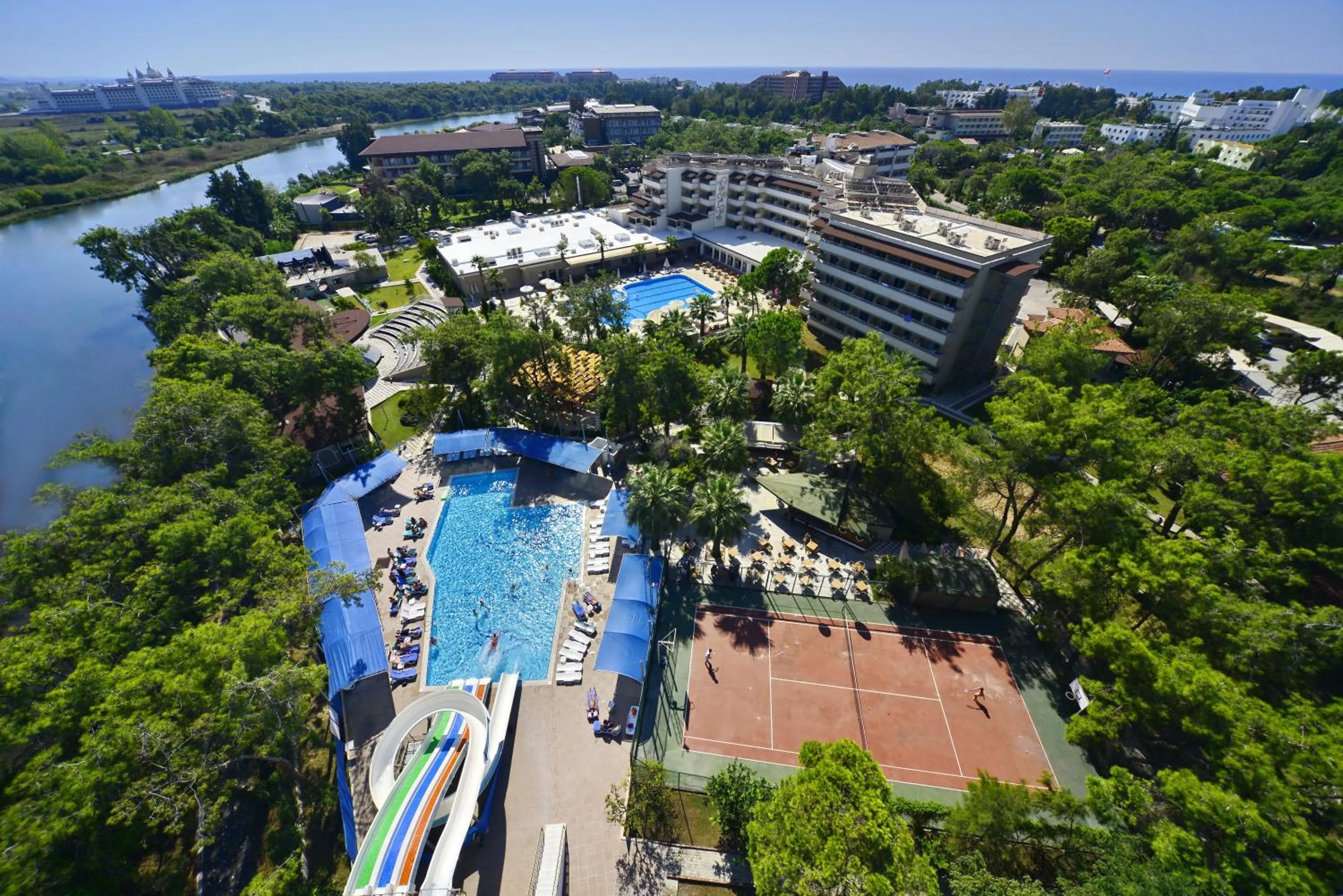 Bird's eye view in Linda Resort Hotel
