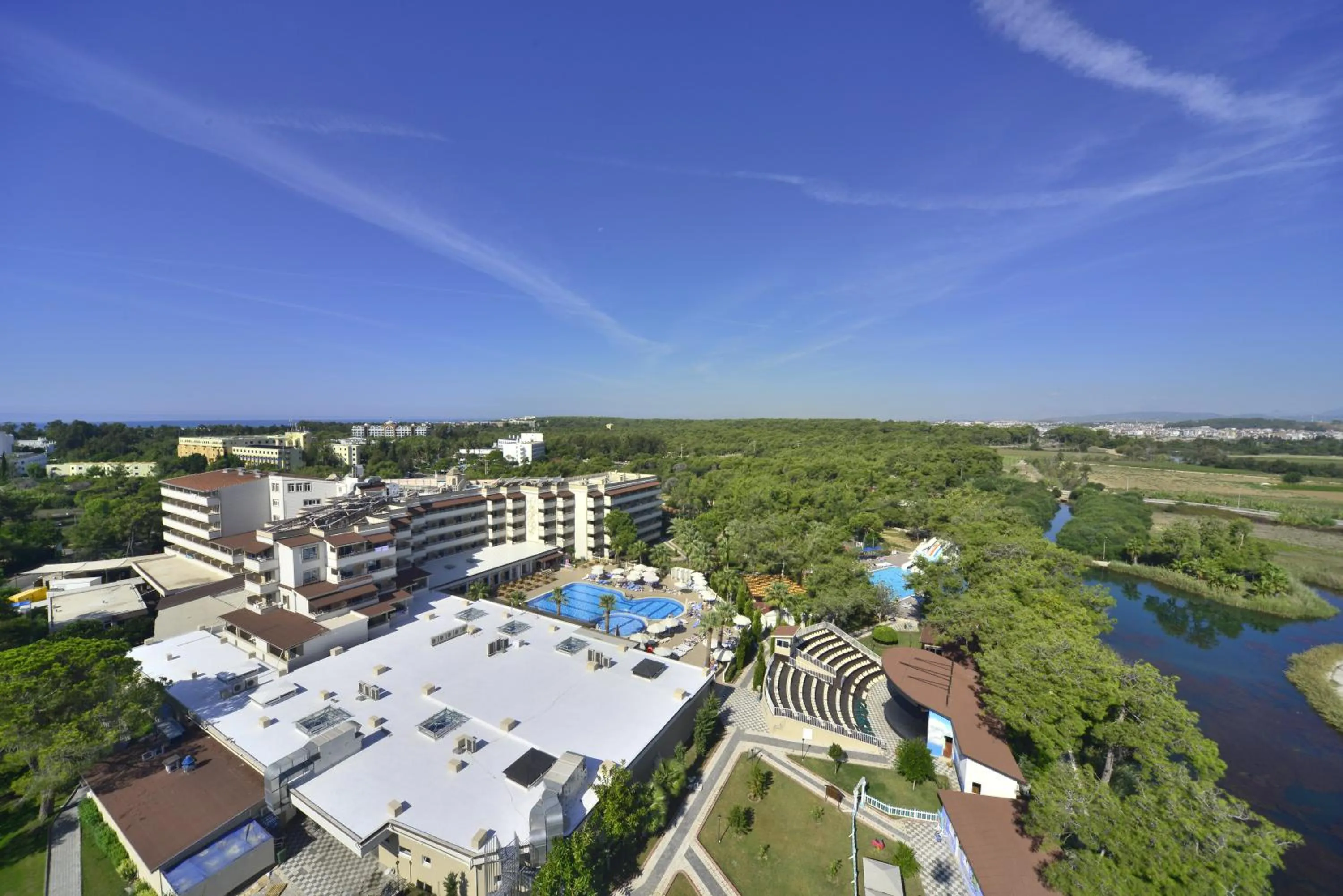 Bird's eye view in Linda Resort Hotel