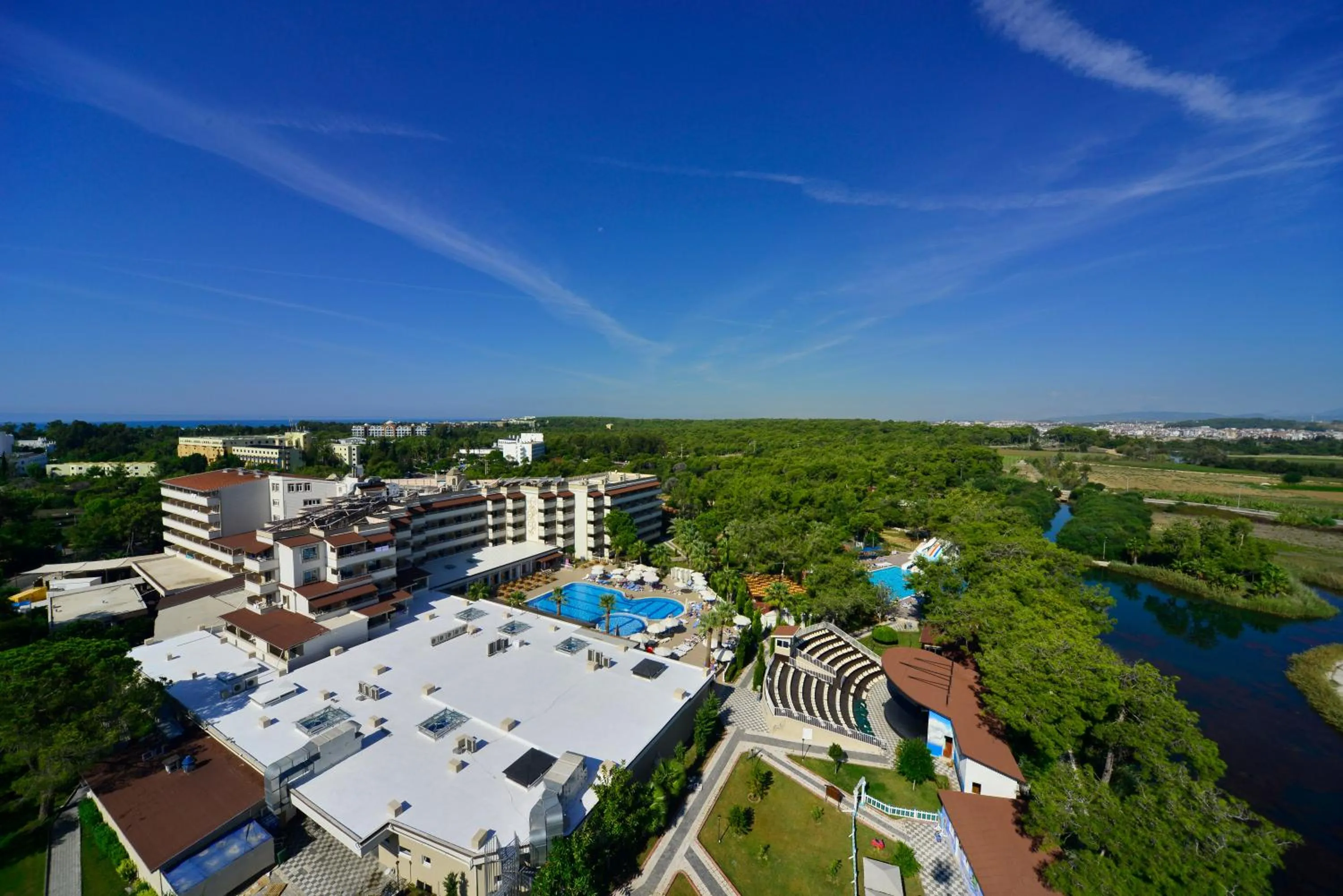 Bird's eye view in Linda Resort Hotel