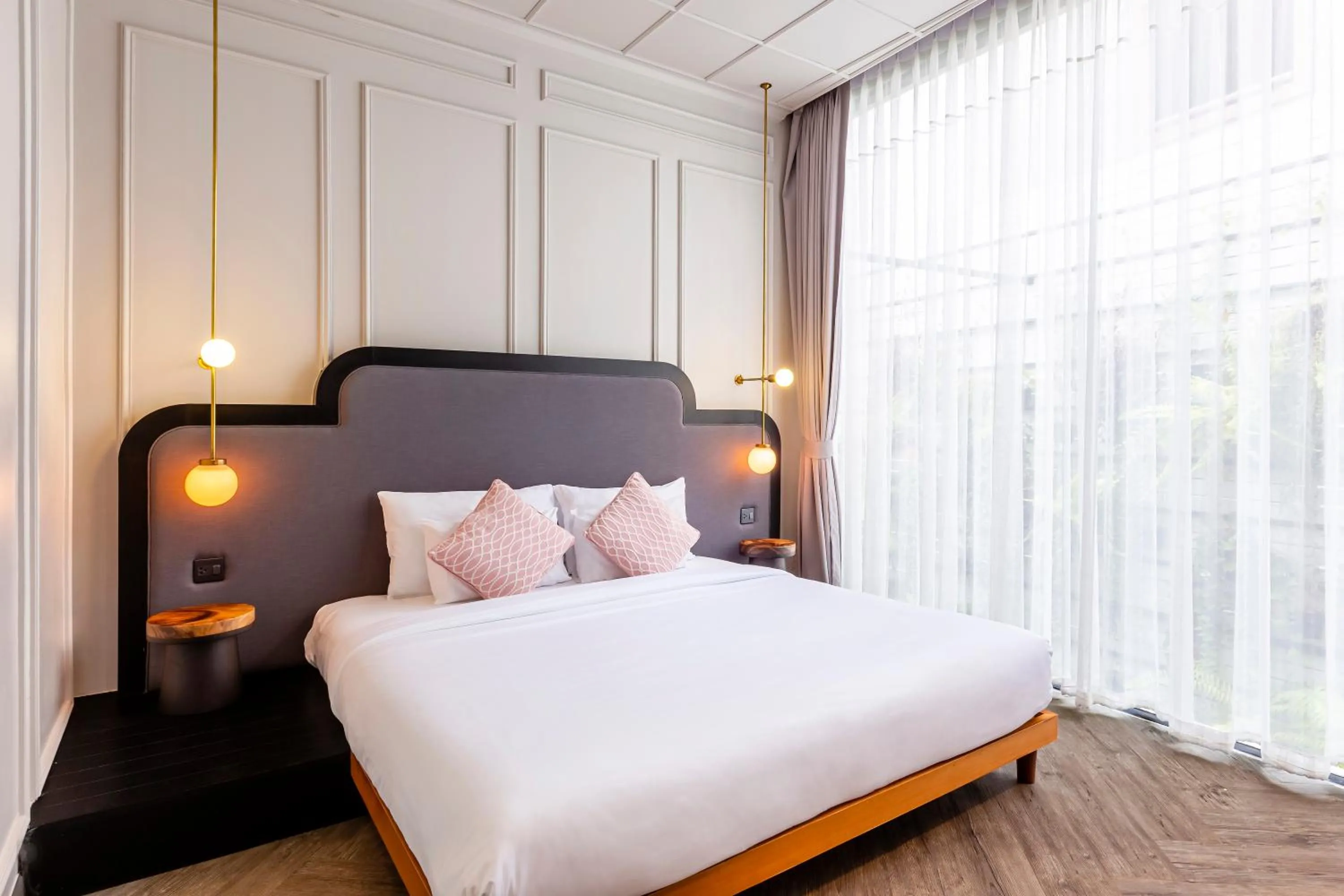 Bed in MiLa Thapae@Chiang Mai Old City