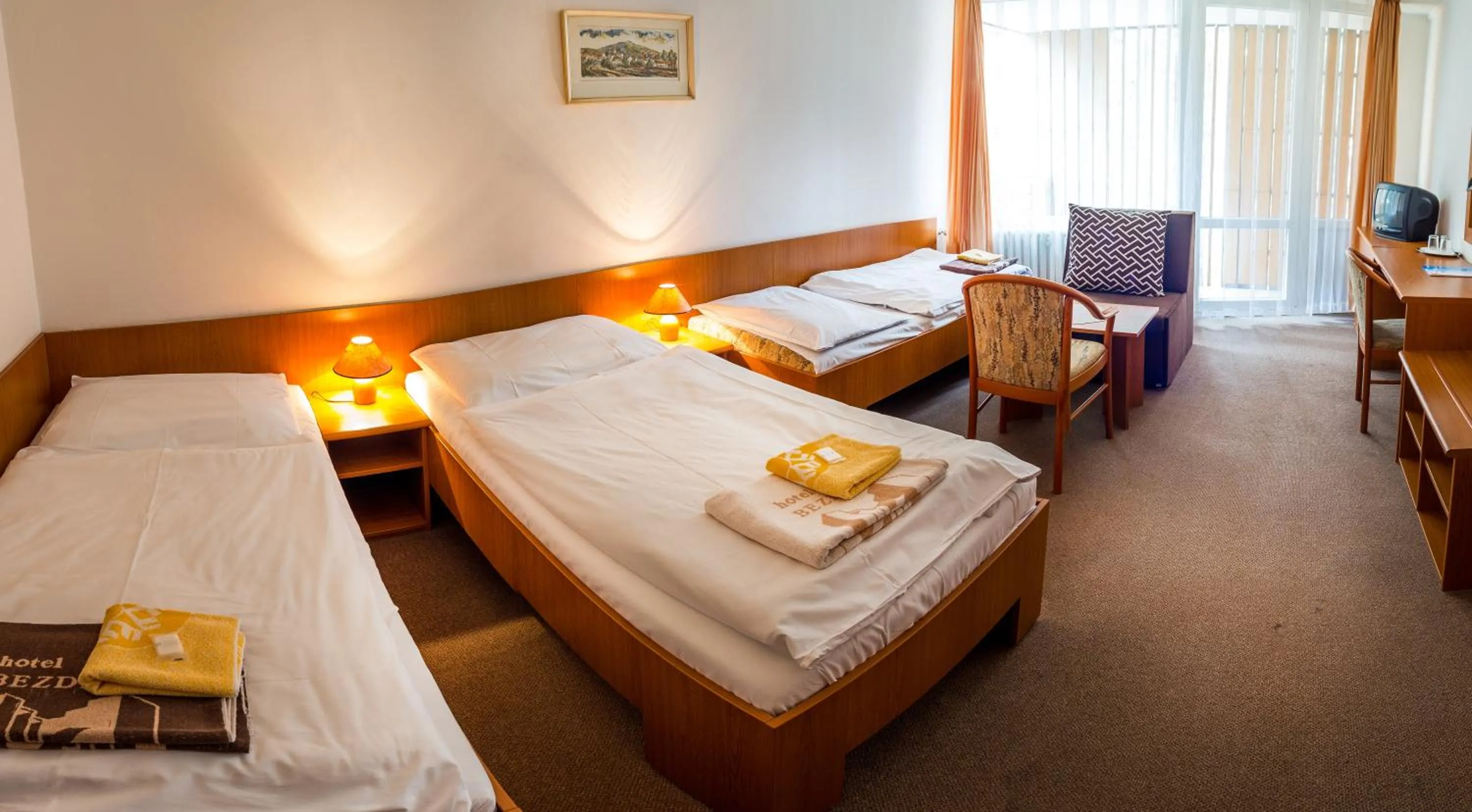 Bed in Hotel Bezdez Stare Splavy