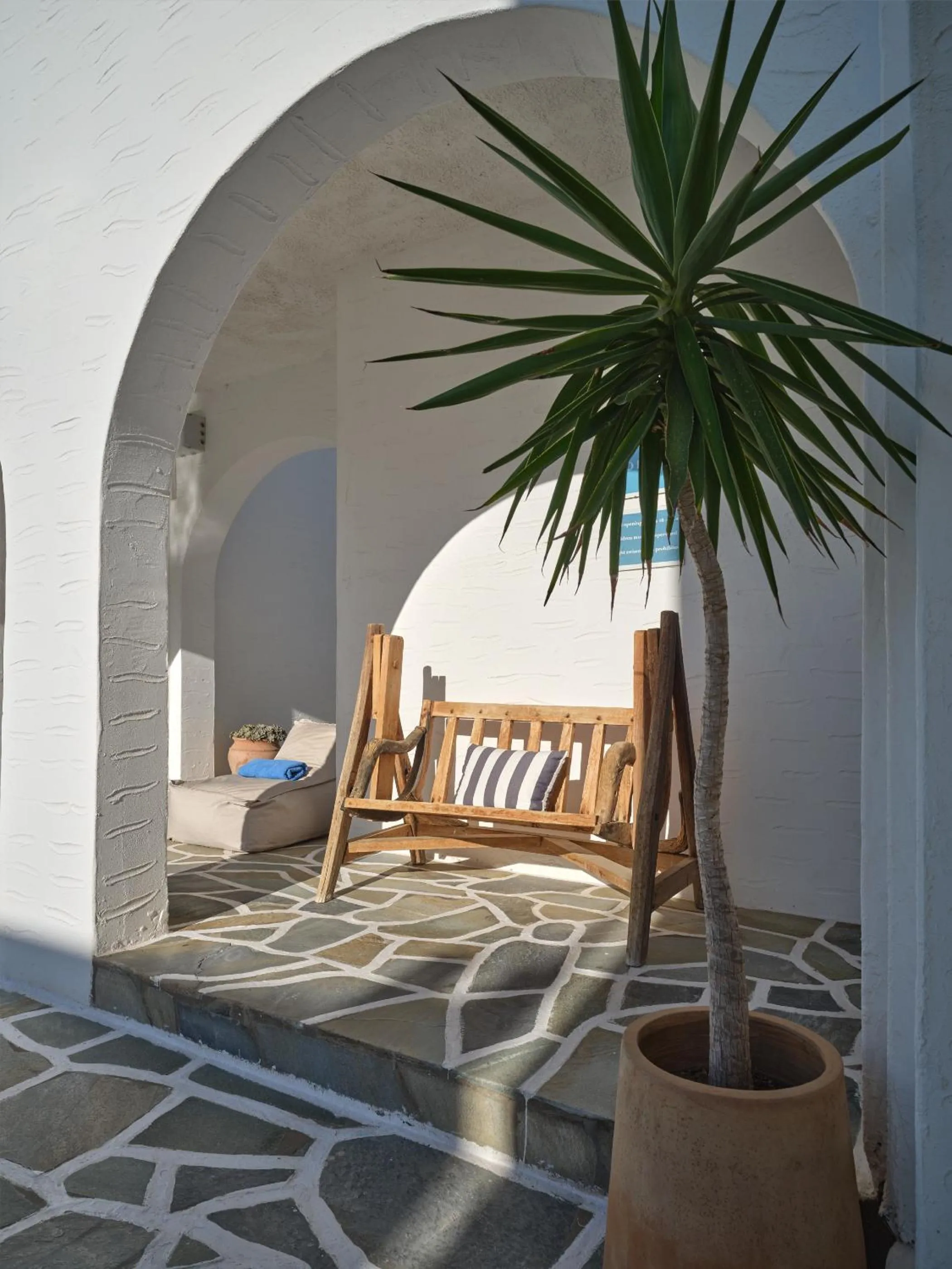 Seating area in Aella Residence