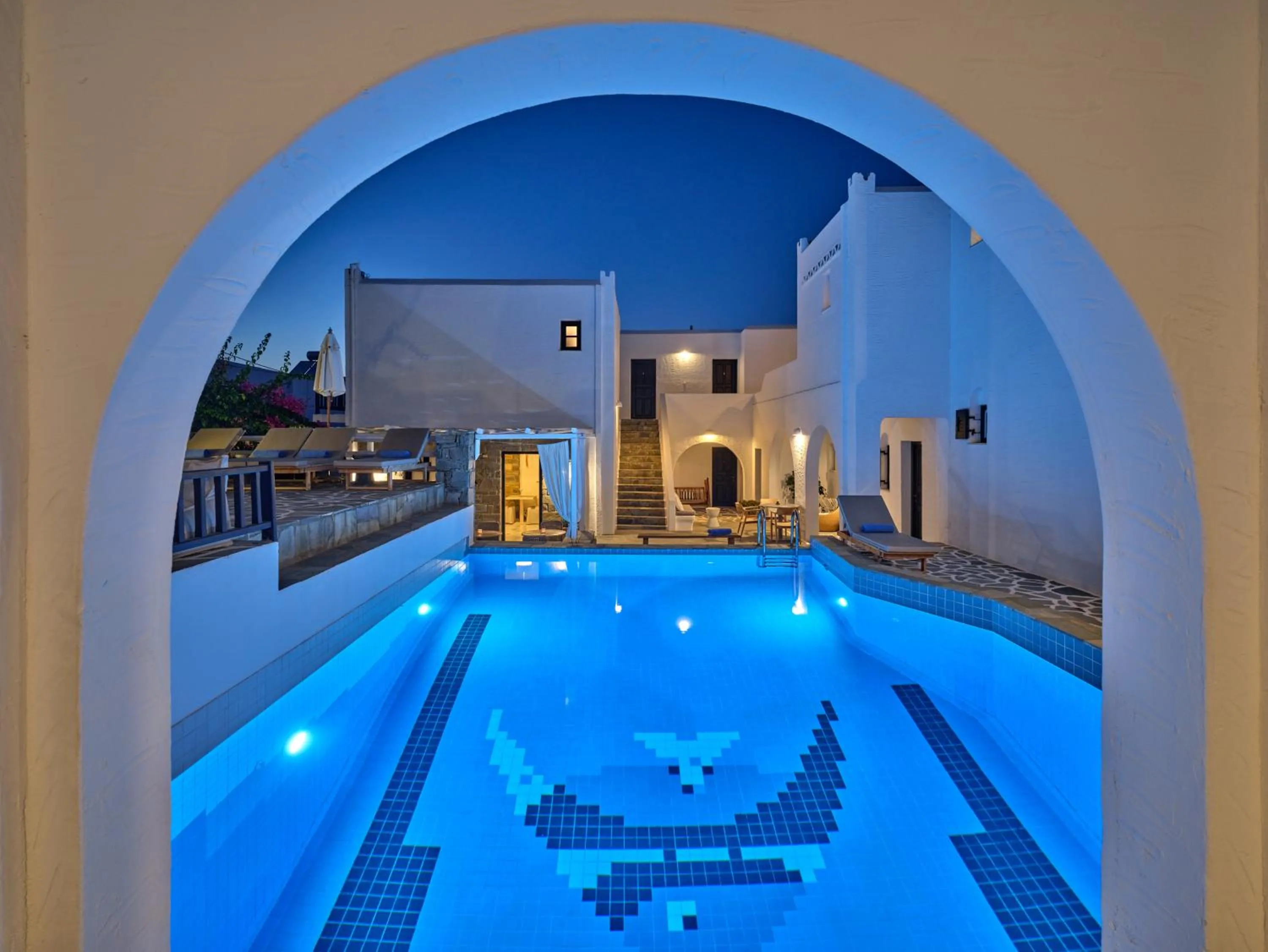 Swimming pool in Aella Residence