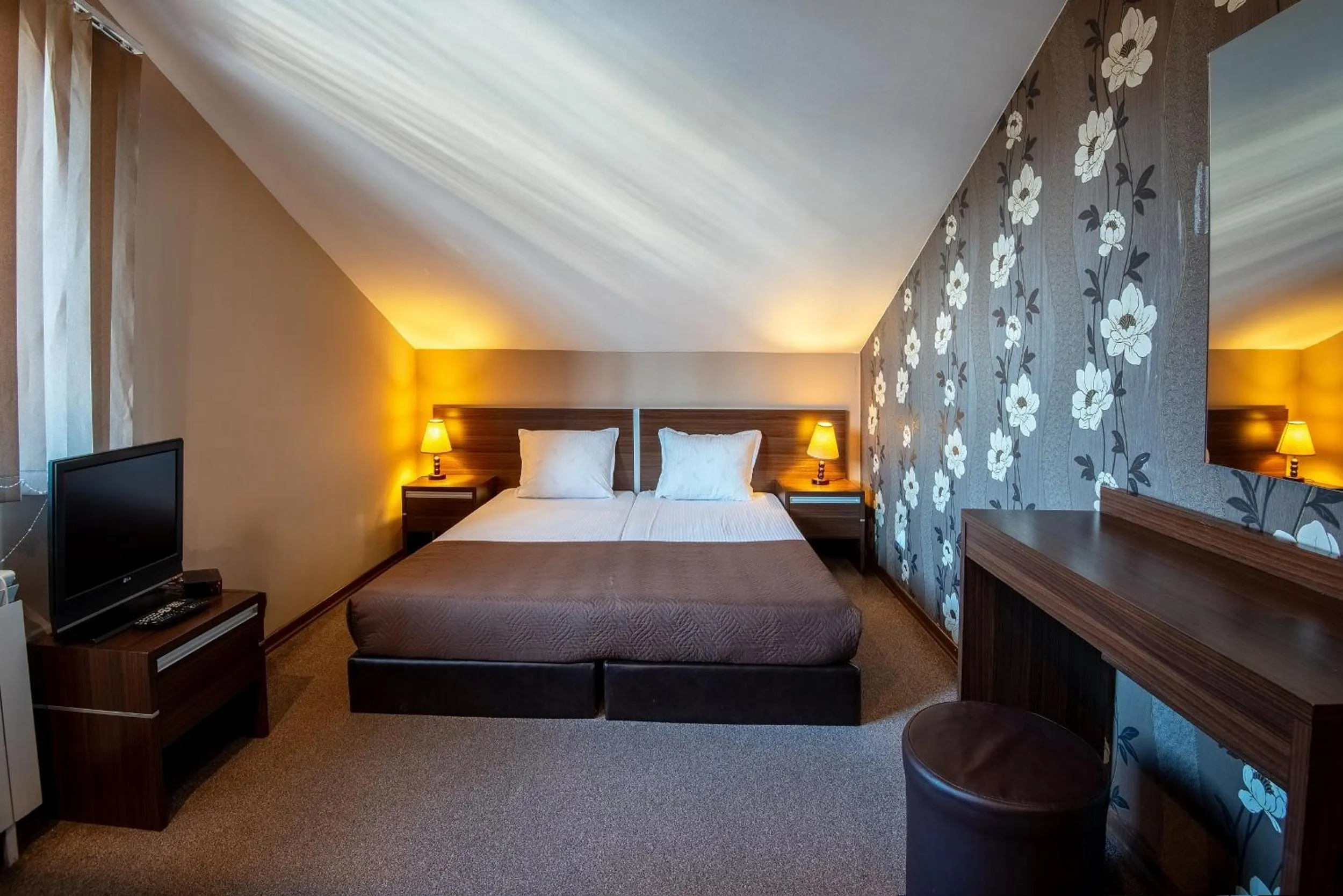 People, Bed in Terra Hotel