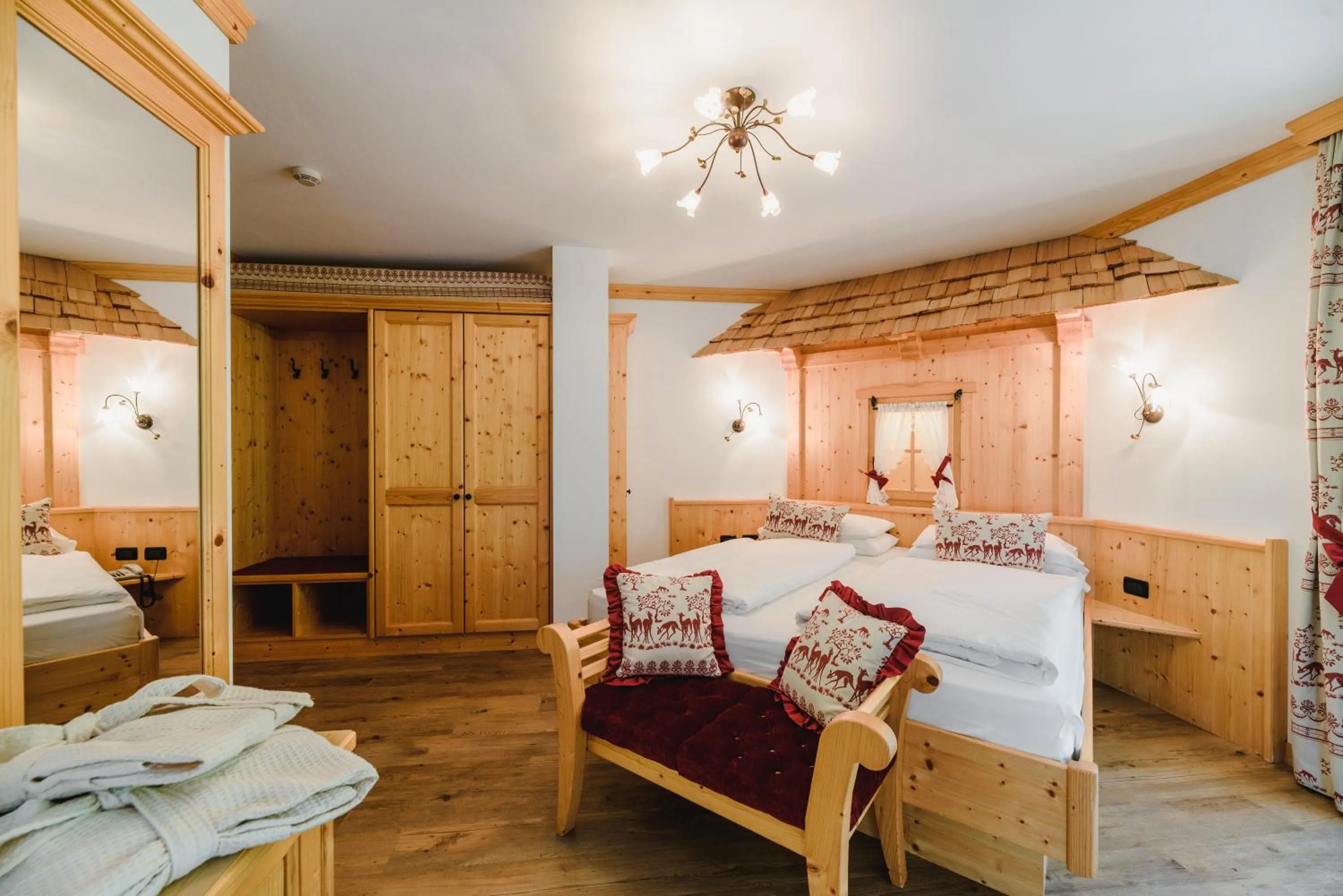 Bed in Hotel Des Alpes