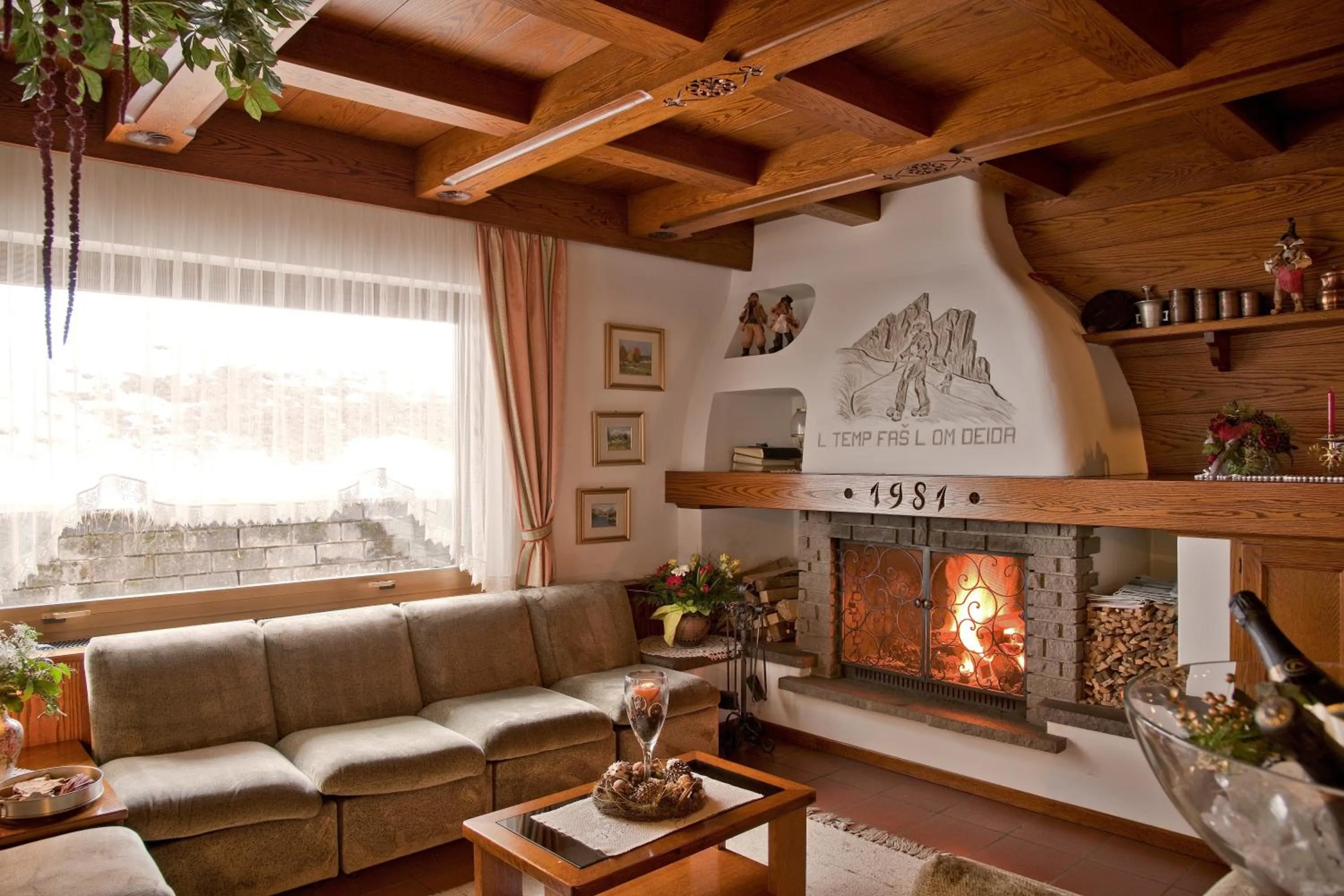 Living room in Hotel Des Alpes