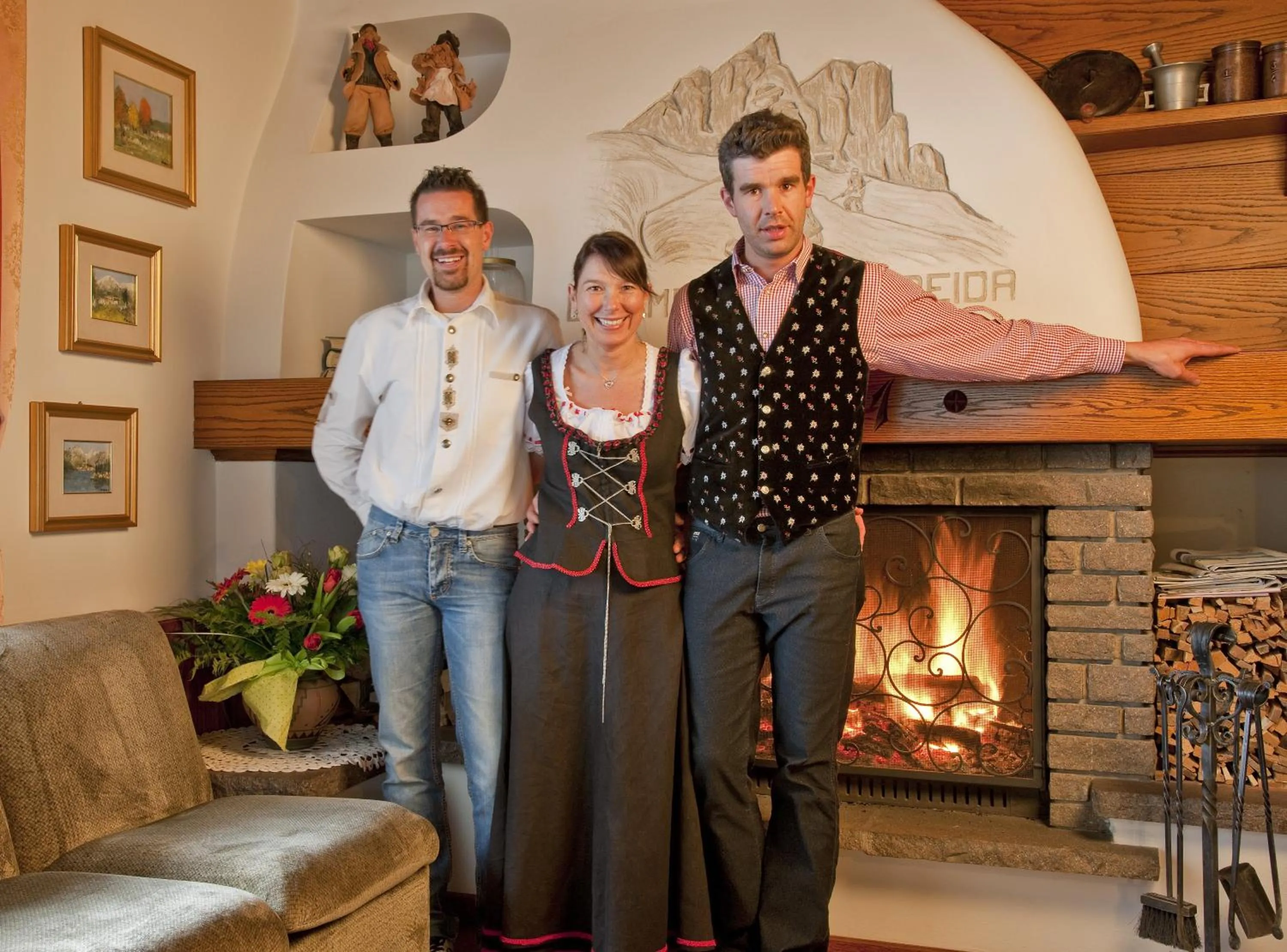 group of guests in Hotel Des Alpes