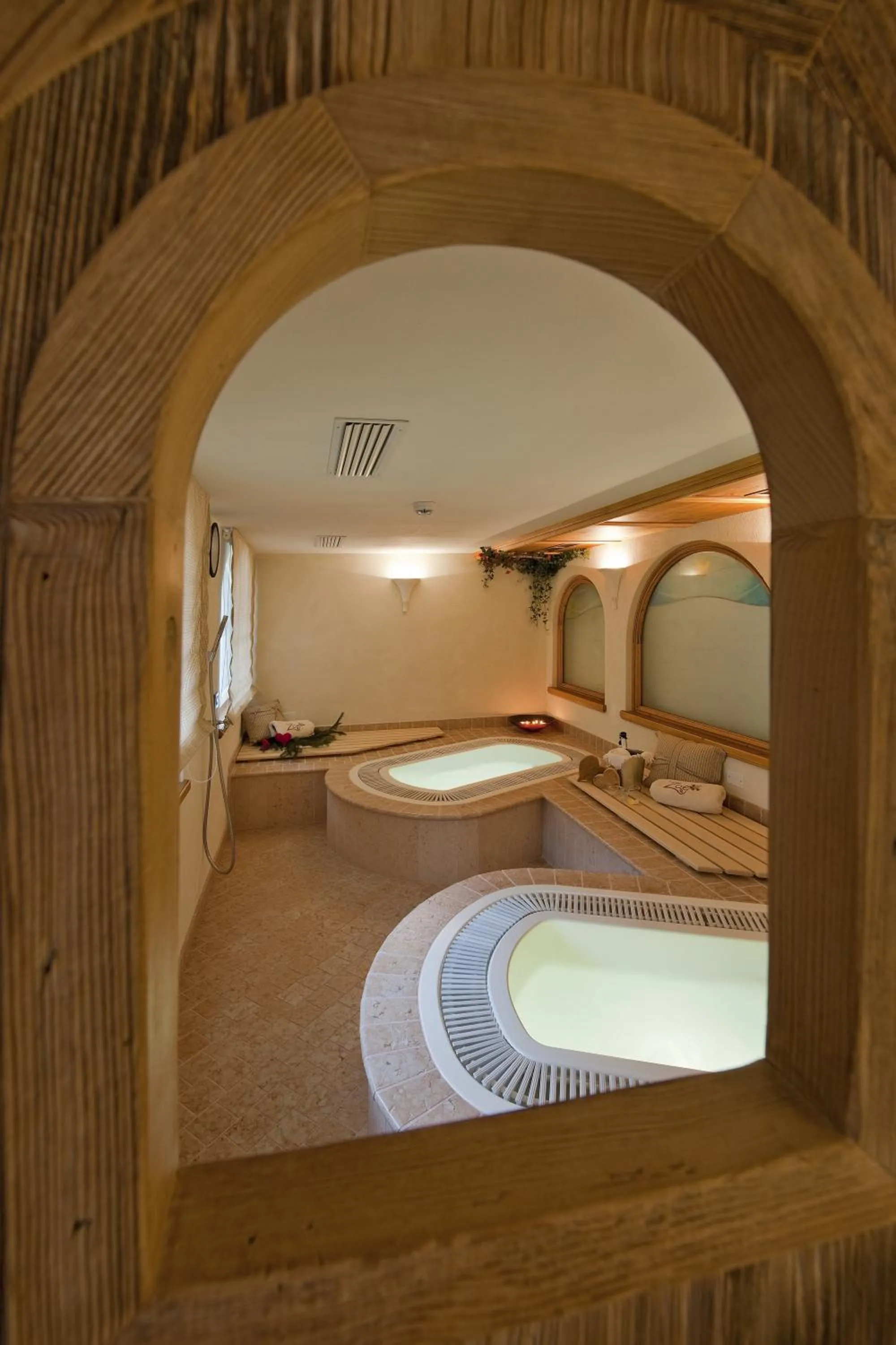 Steam room in Hotel Des Alpes