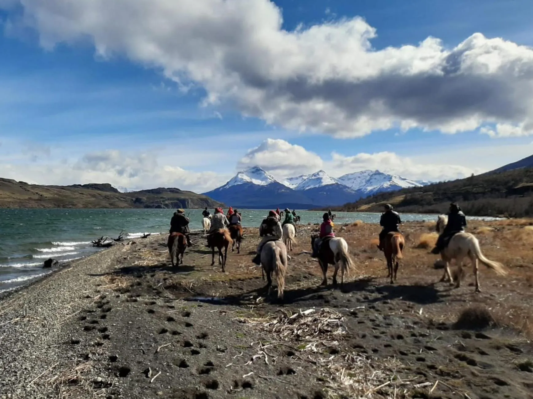 Horse-riding in The Singular Patagonia Hotel