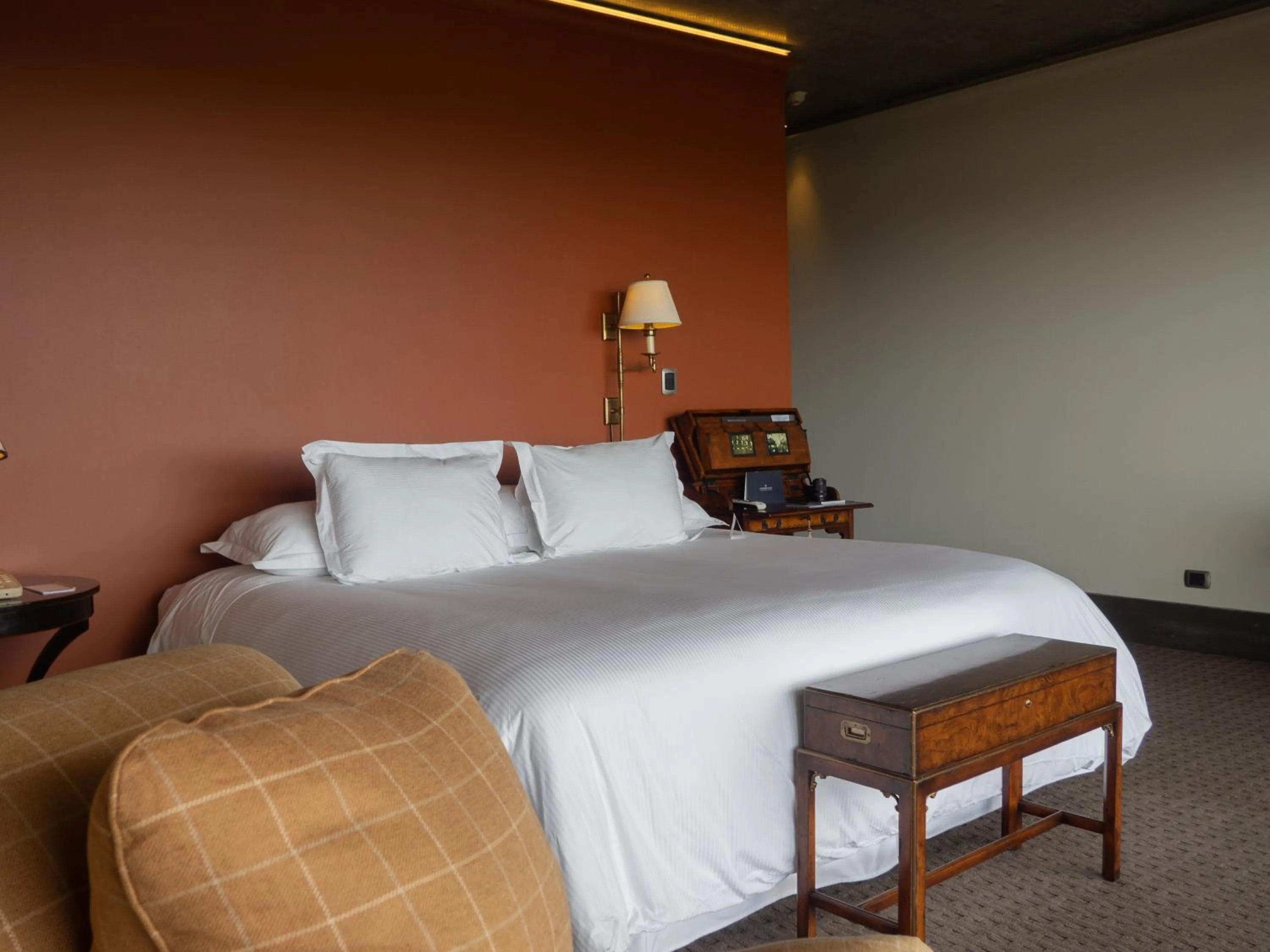 Bed in The Singular Patagonia Hotel