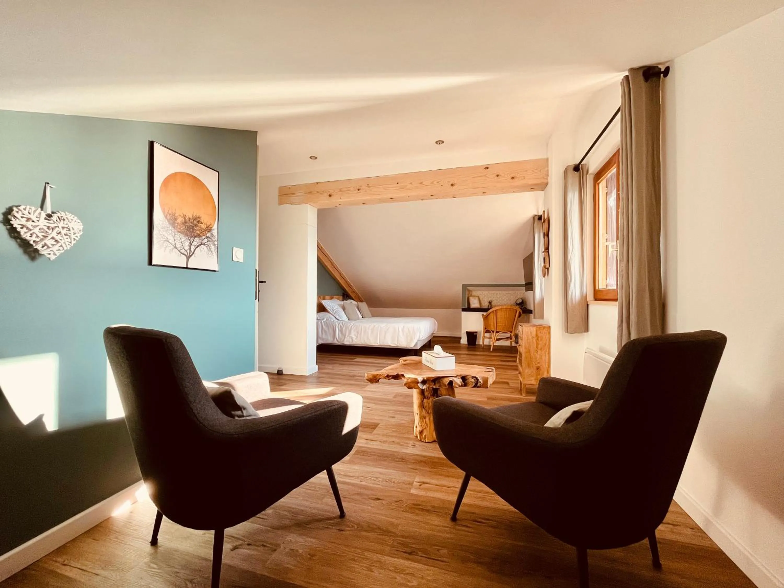 Bed in Hôtel les Chaumettes