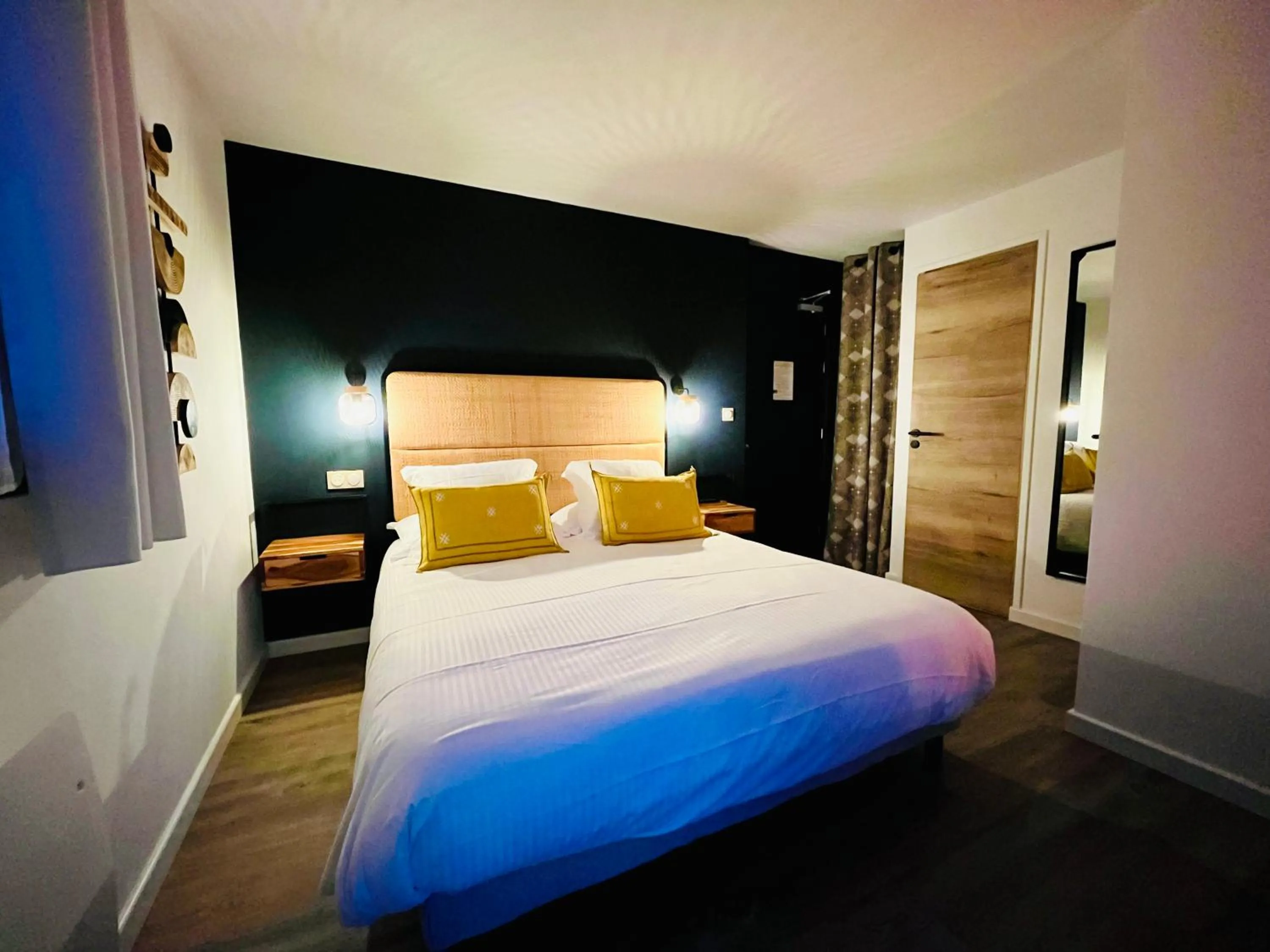 Bed in Hôtel les Chaumettes