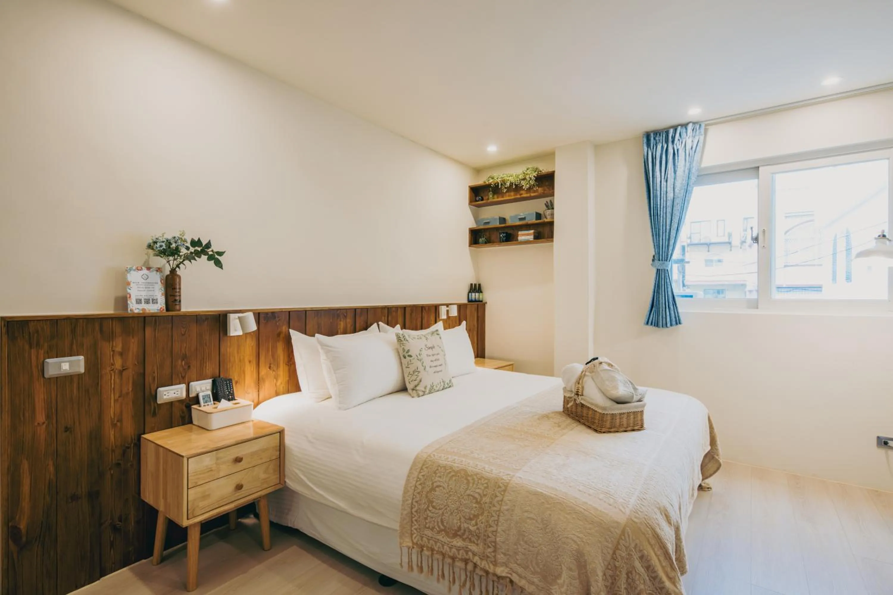 Bed in Chuanfanrock Haku Beach Days Inn