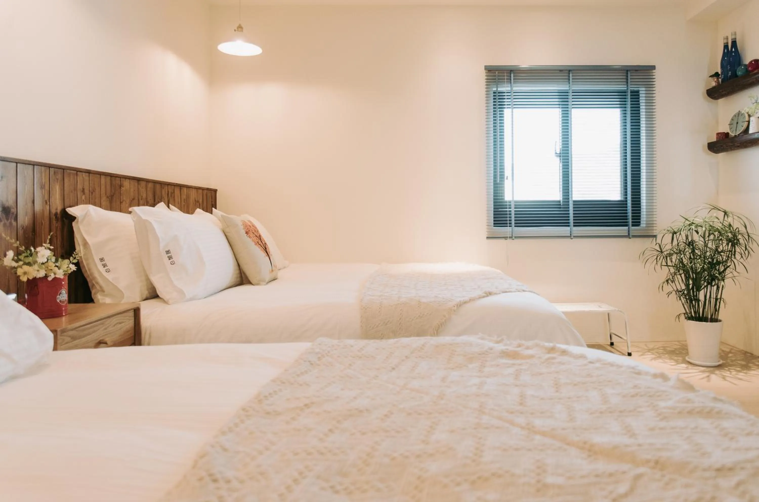 Bed in Chuanfanrock Haku Beach Days Inn