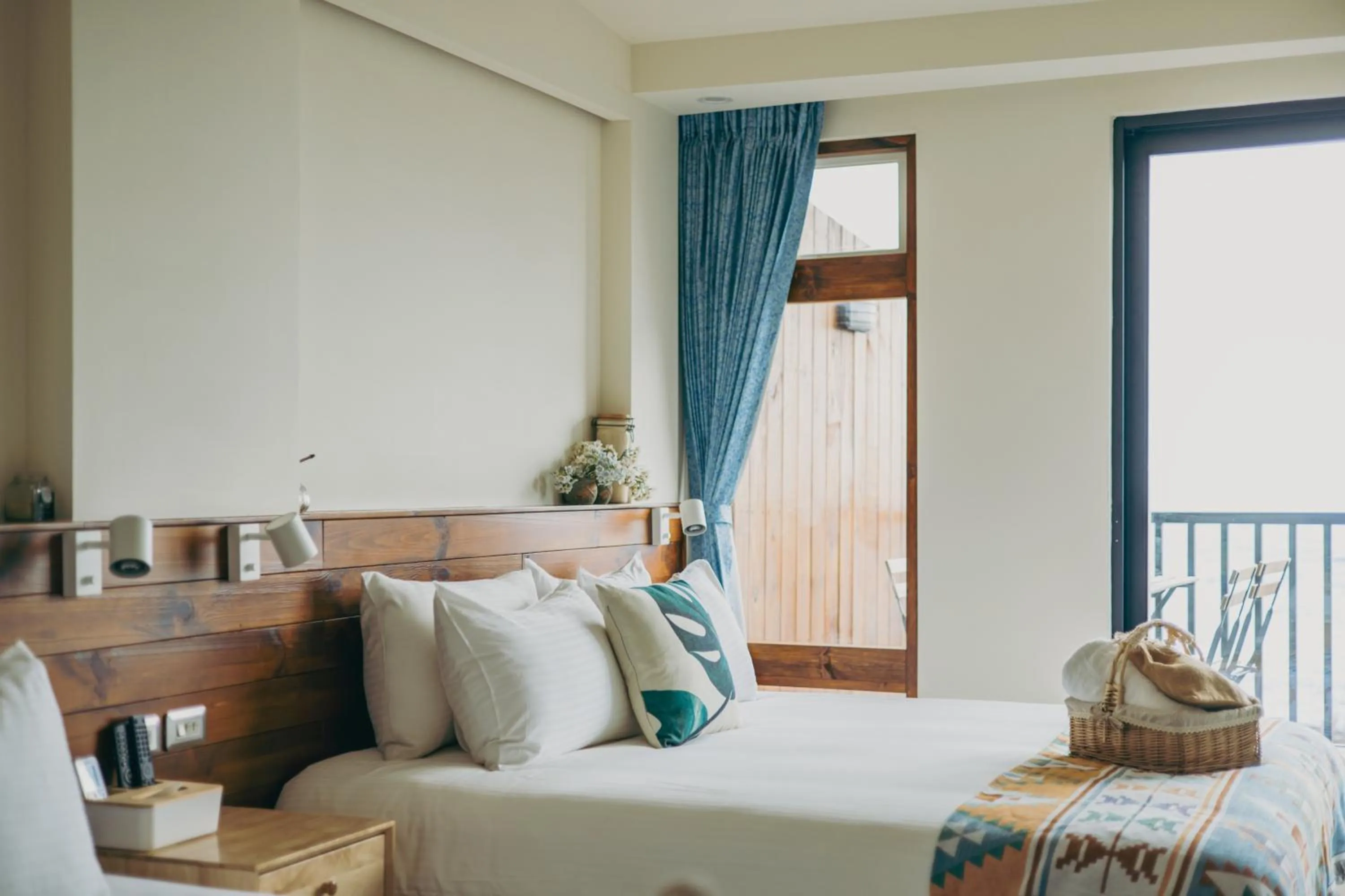 Bed in Chuanfanrock Haku Beach Days Inn