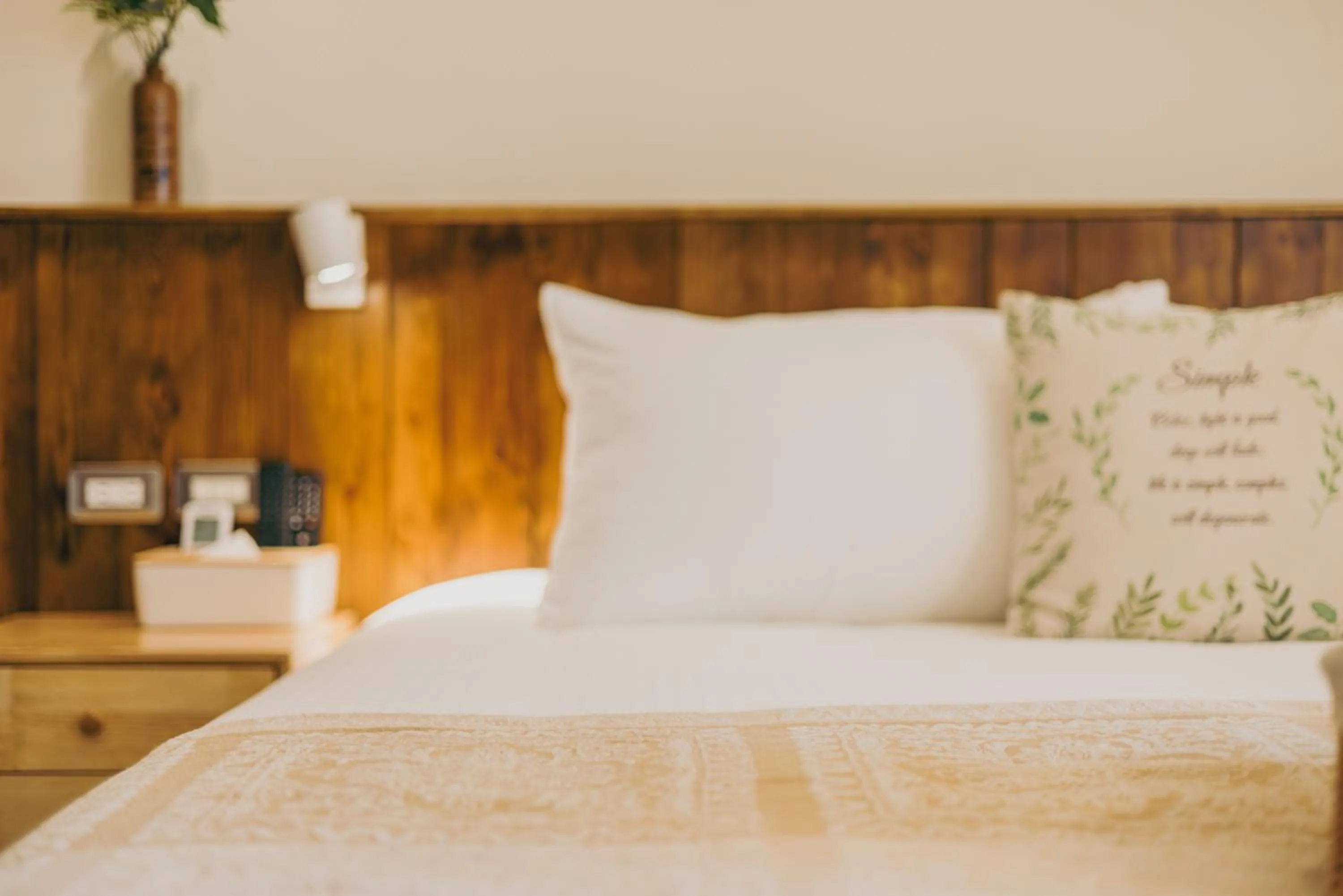 Bed in Chuanfanrock Haku Beach Days Inn