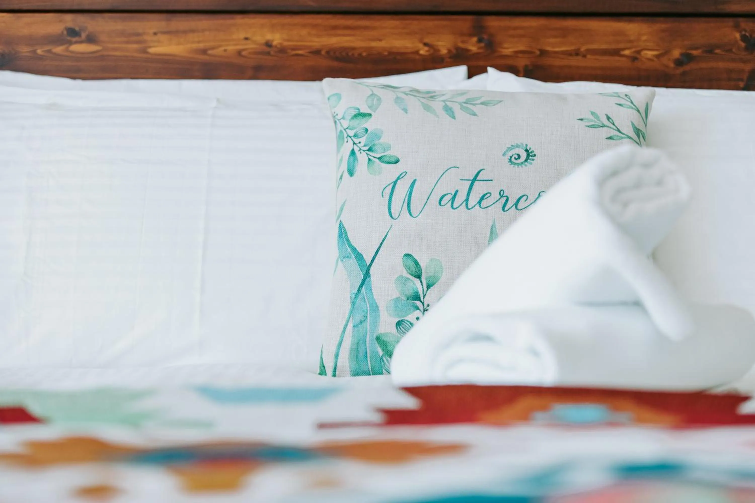 Decorative detail, Bed in Chuanfanrock Haku Beach Days Inn