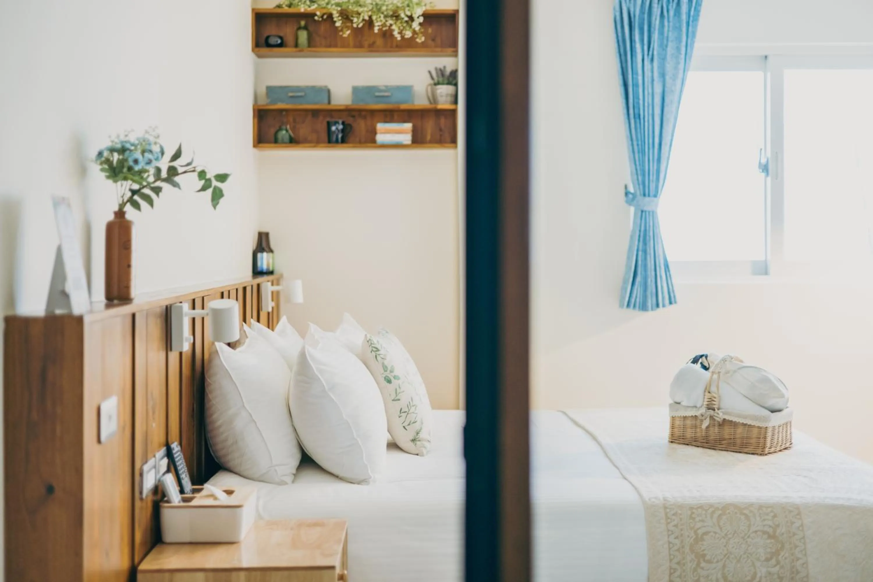 Bed in Chuanfanrock Haku Beach Days Inn