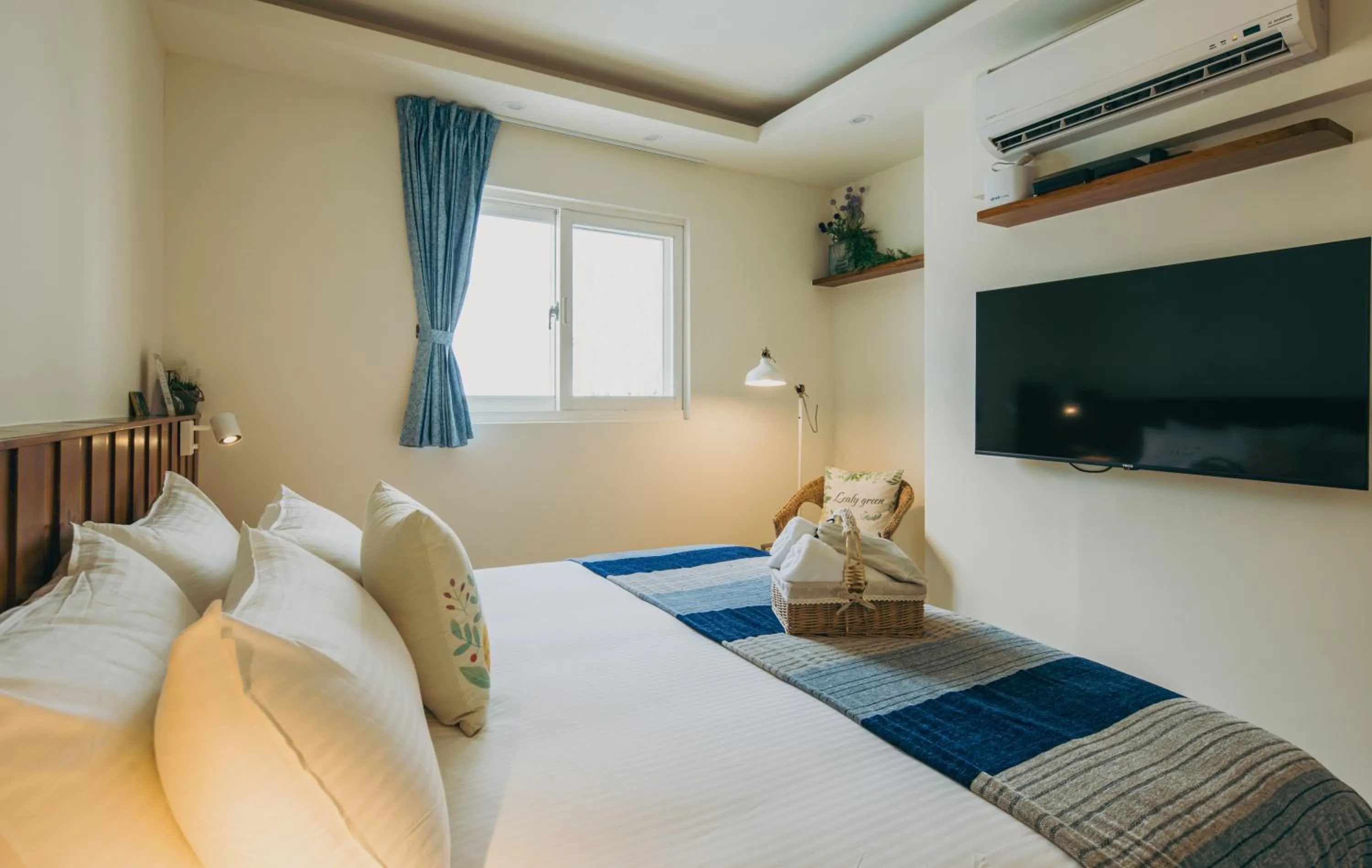 Bed in Chuanfanrock Haku Beach Days Inn