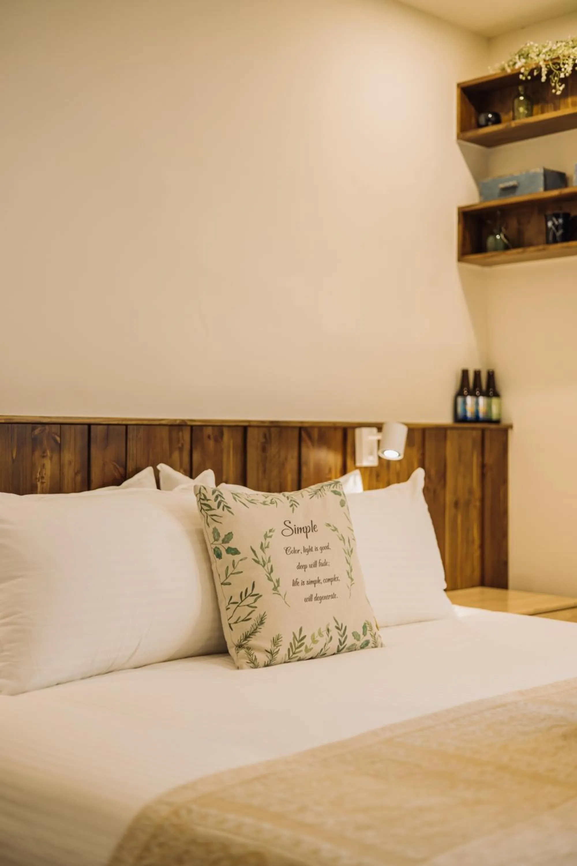 Bed in Chuanfanrock Haku Beach Days Inn