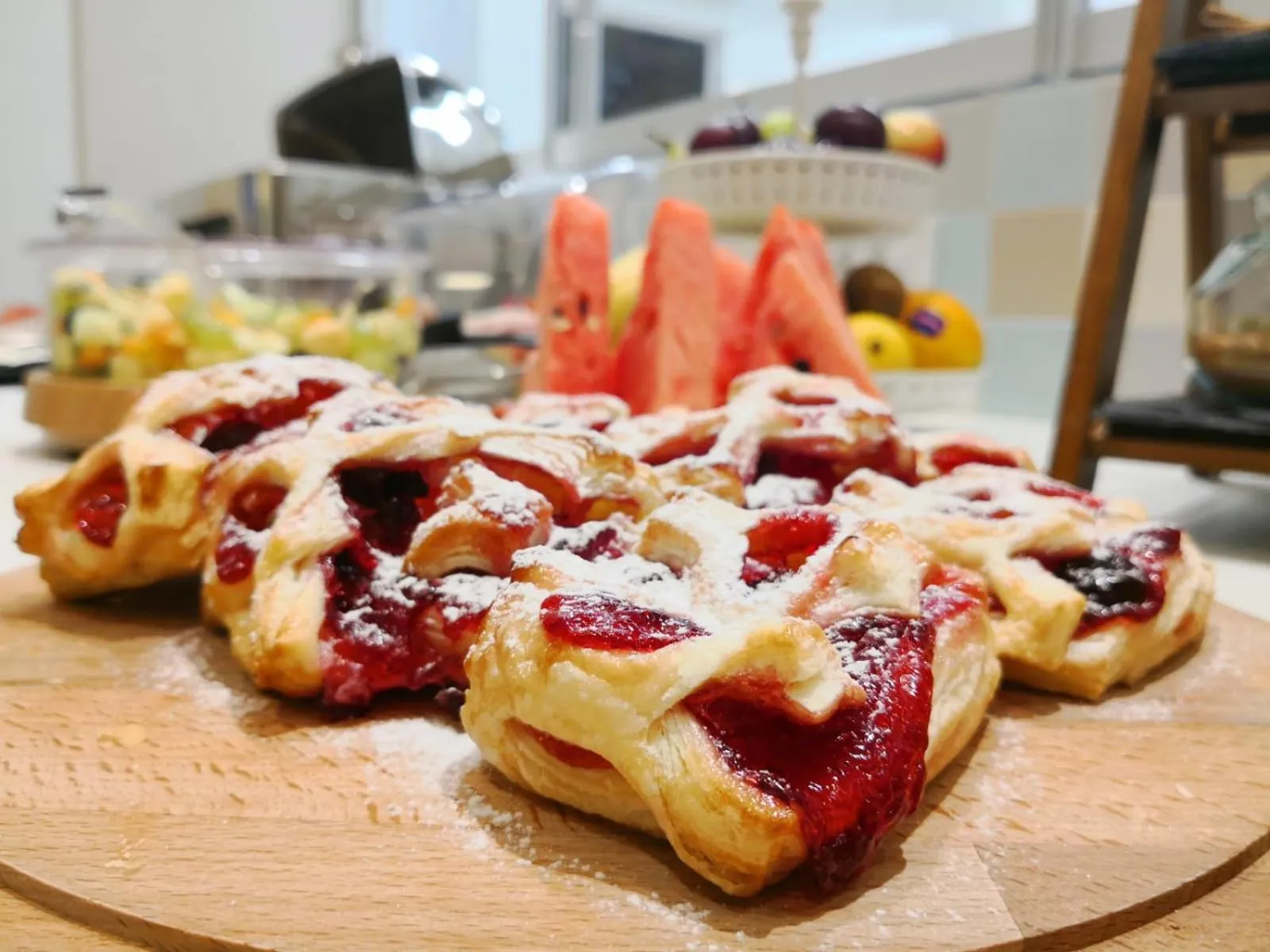 Buffet breakfast in Garni Hotel D10